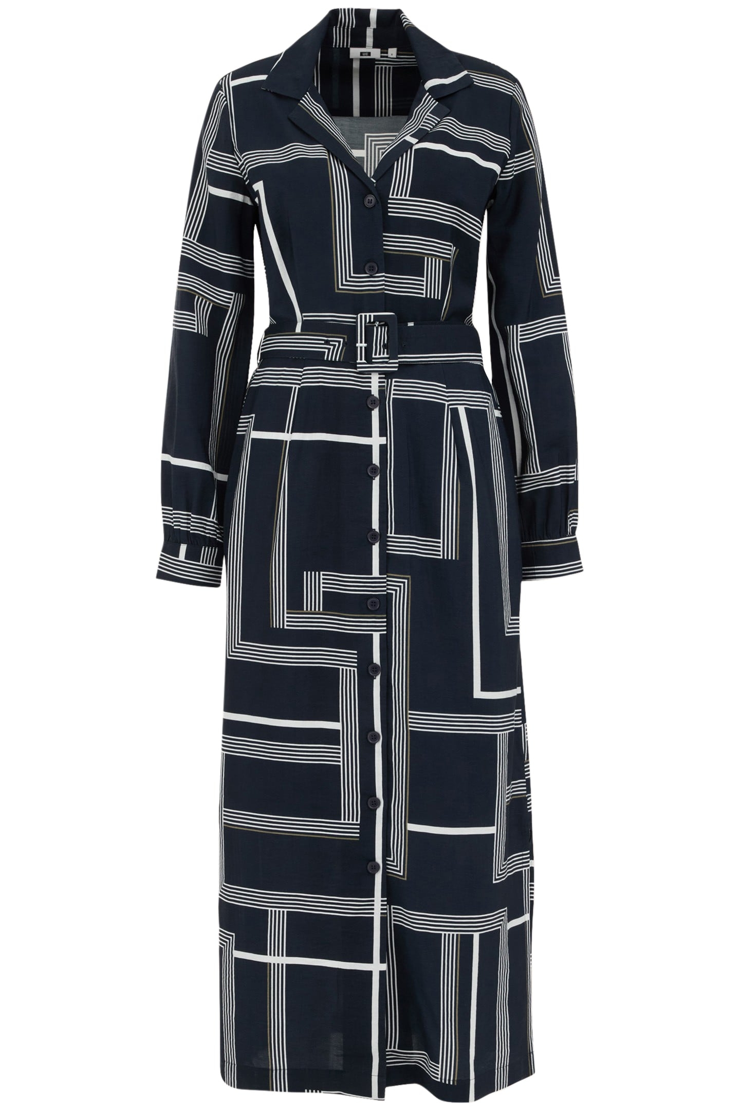 DRESS MID LENGTH NAVY BLUE 3