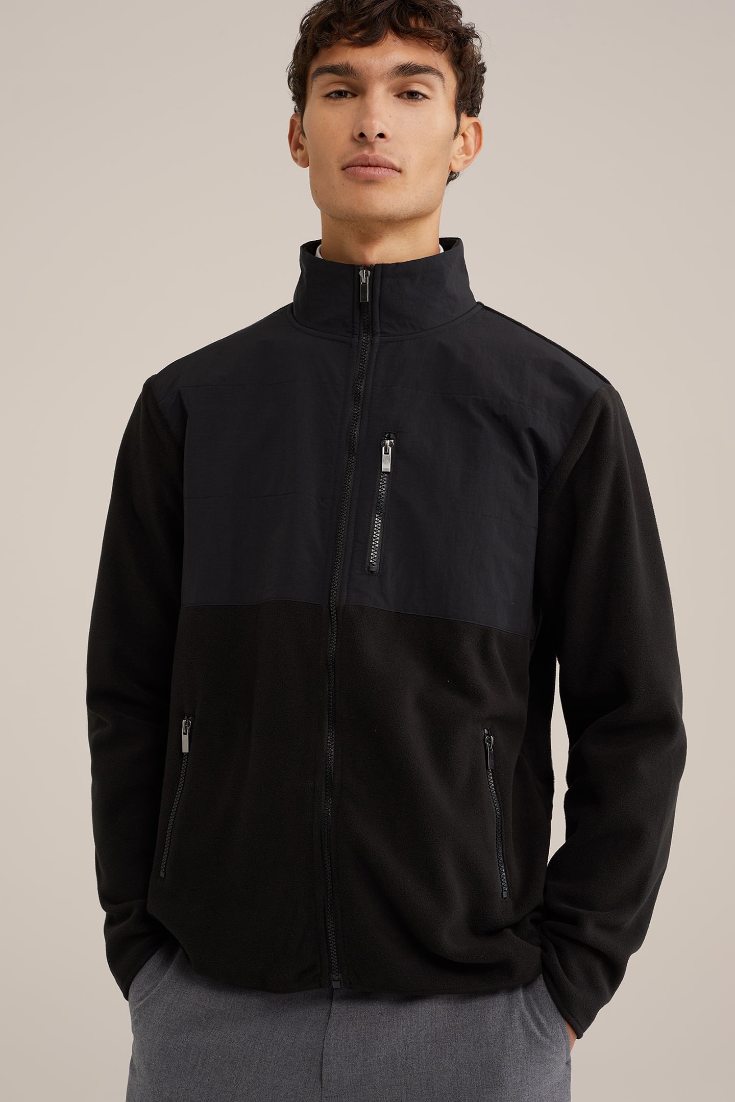 CARDIGAN WITH ZIPPER BLACK 5