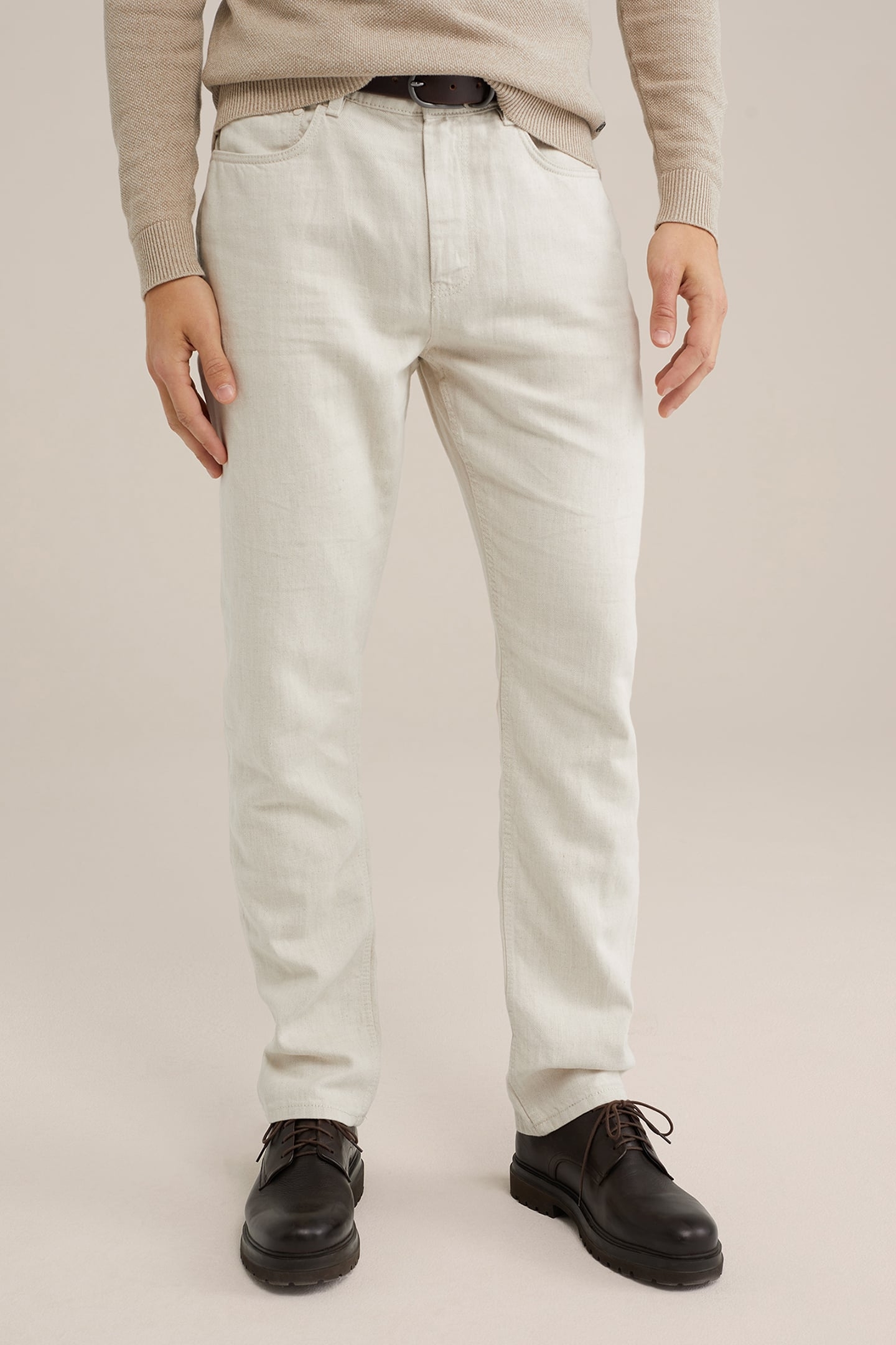 5-POCKET MID WAIST OFF-WHITE 1