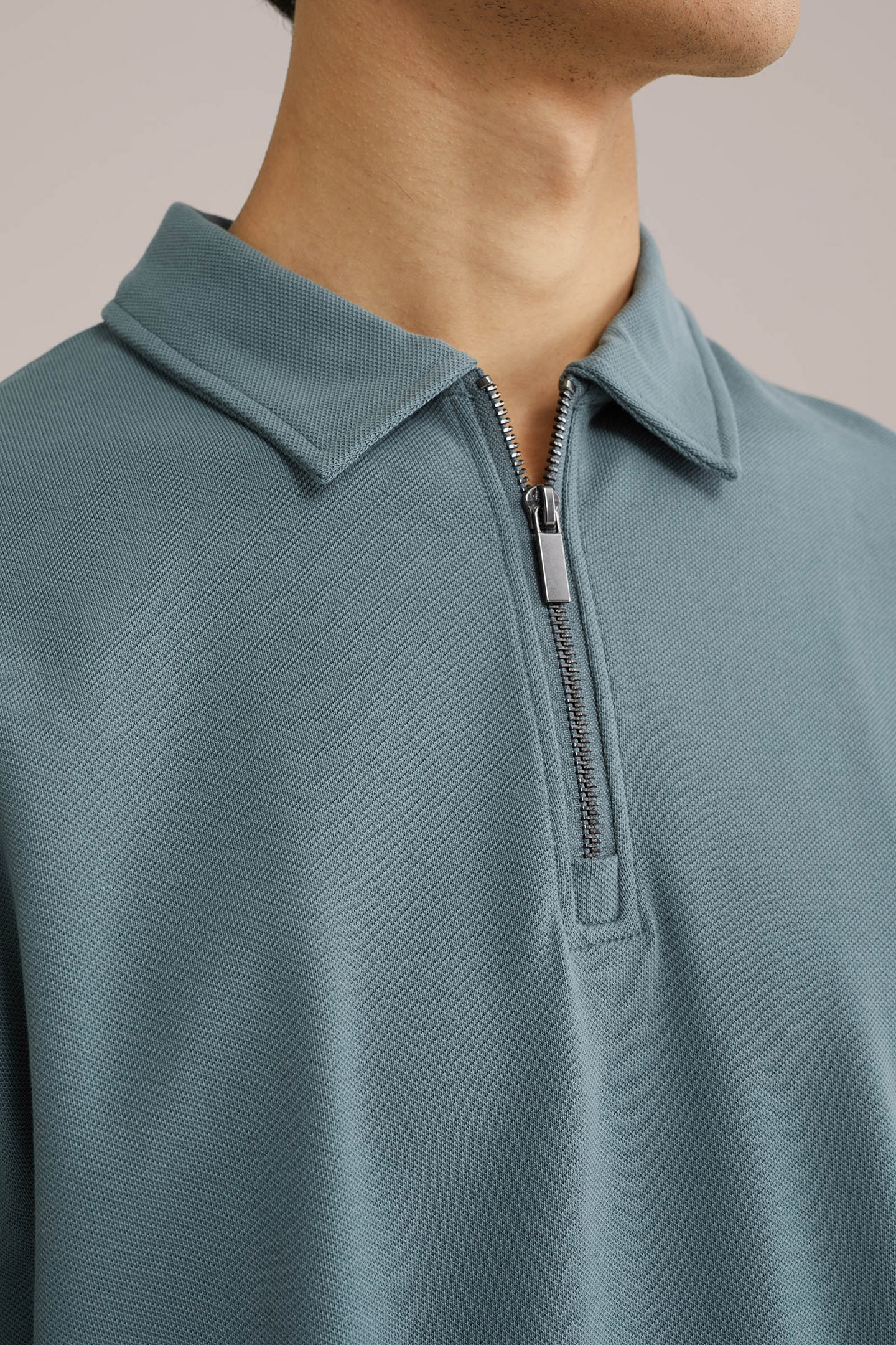 HALFWAY ZIPPER GREEN BLUE 5