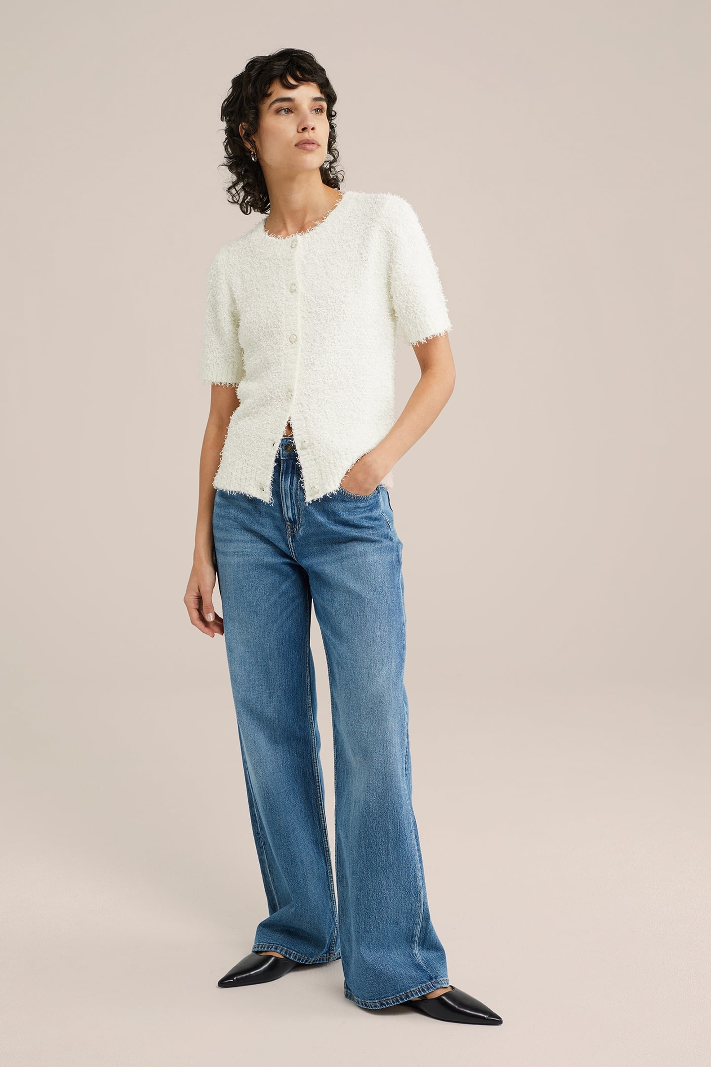 KNITTED CARDIGAN OFF-WHITE 3