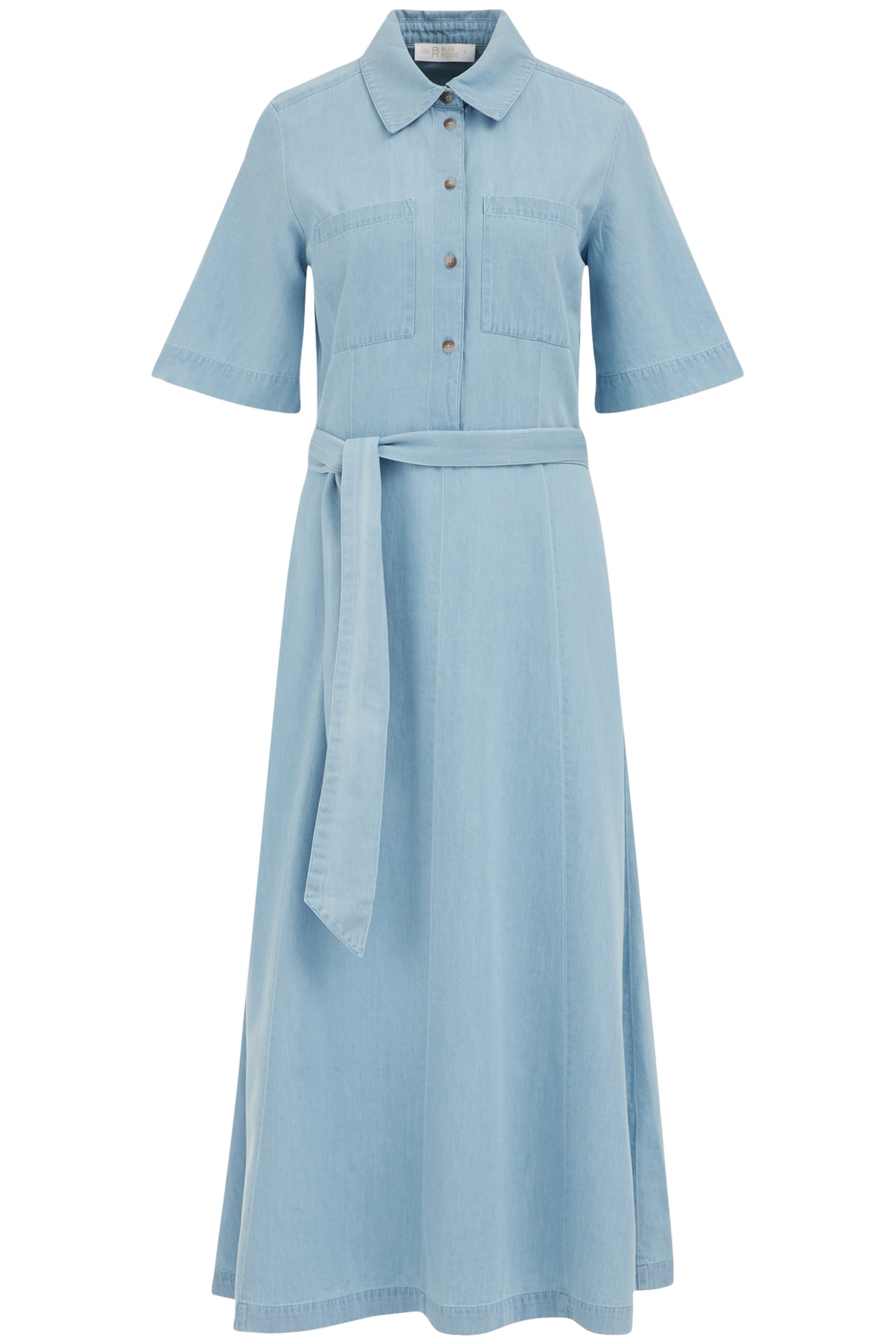 DRESS MID LENGTH LIGHT BLUE 3