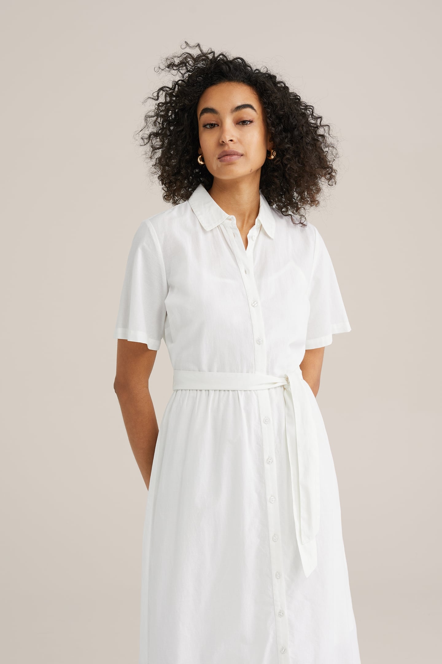 DRESS MID LENGTH WHITE 4