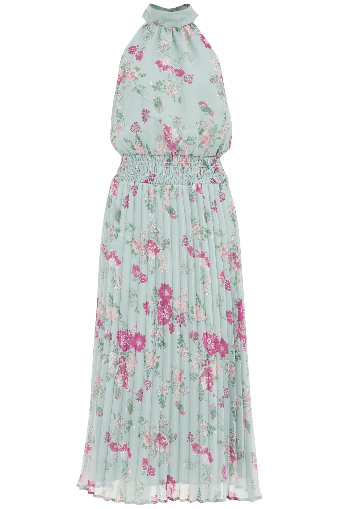 DRESS MID LENGTH LIGHT GREEN 3