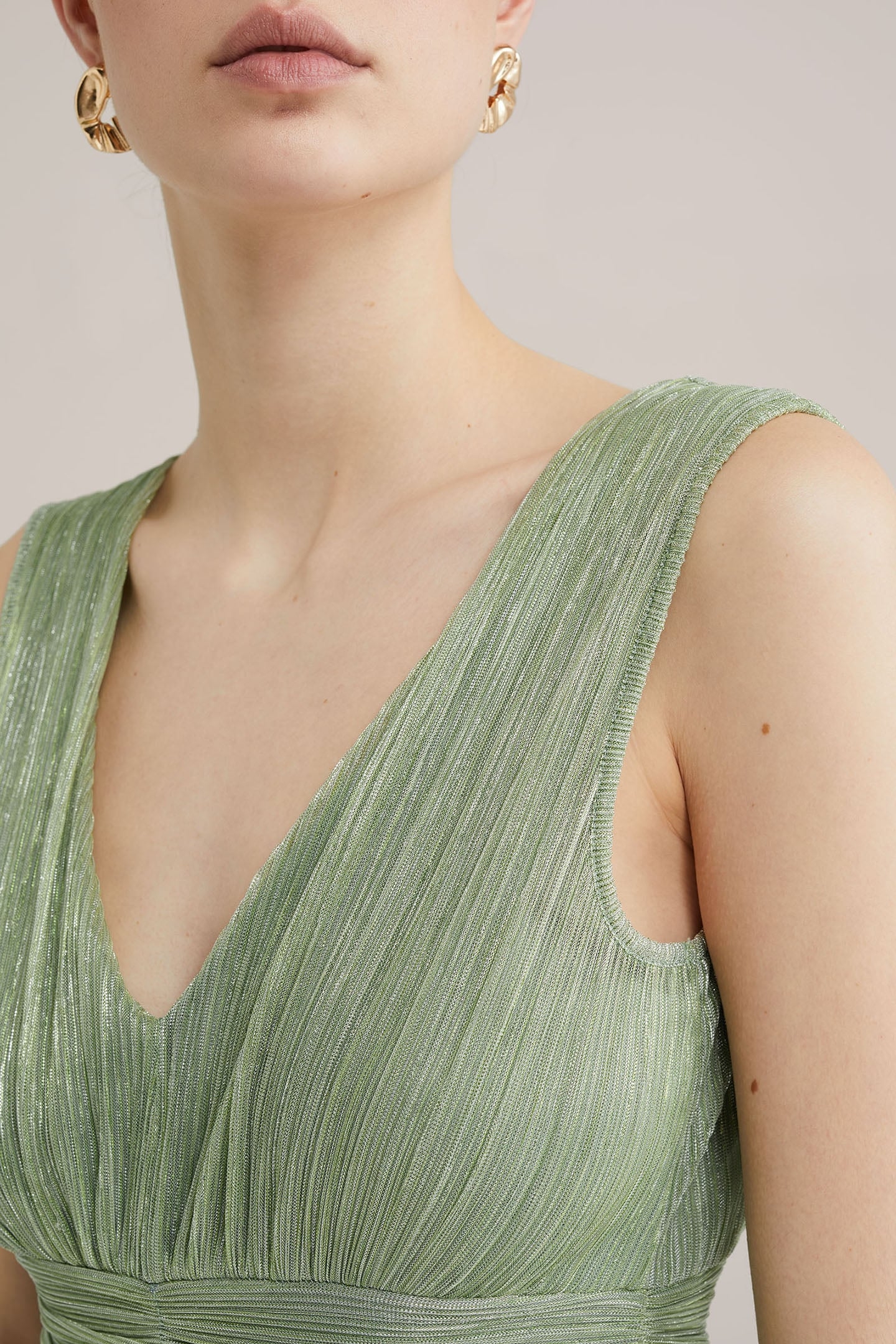 DRESS MAXI LENGTH MINT GREEN 5