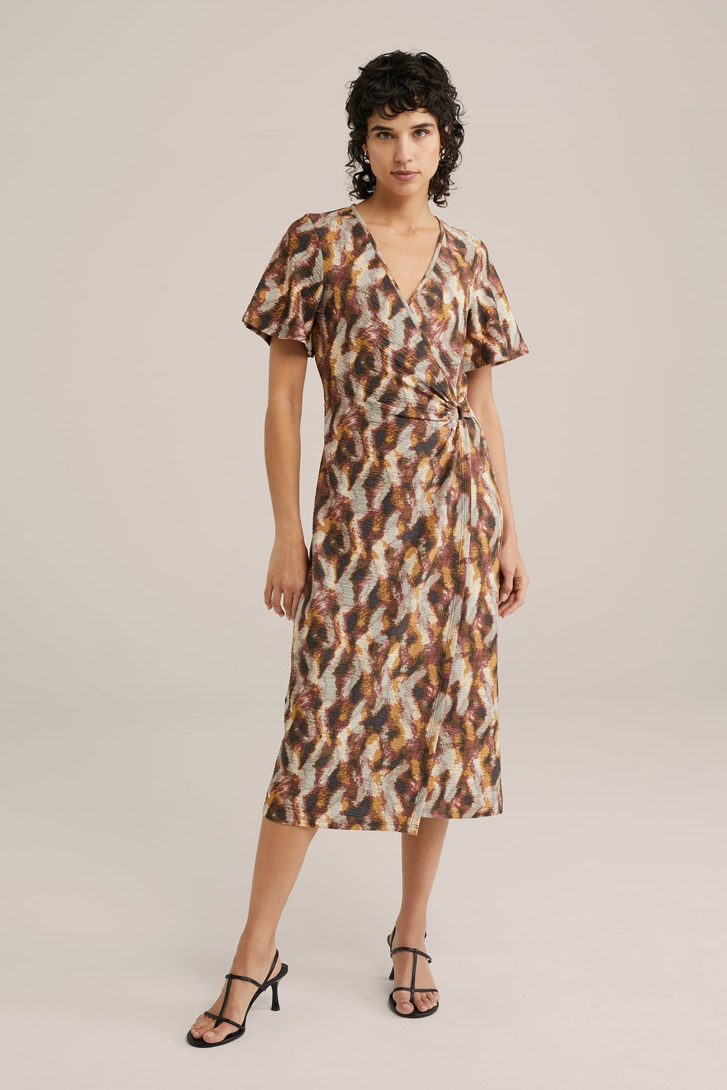 DRESS MID LENGTH YELLOW 1