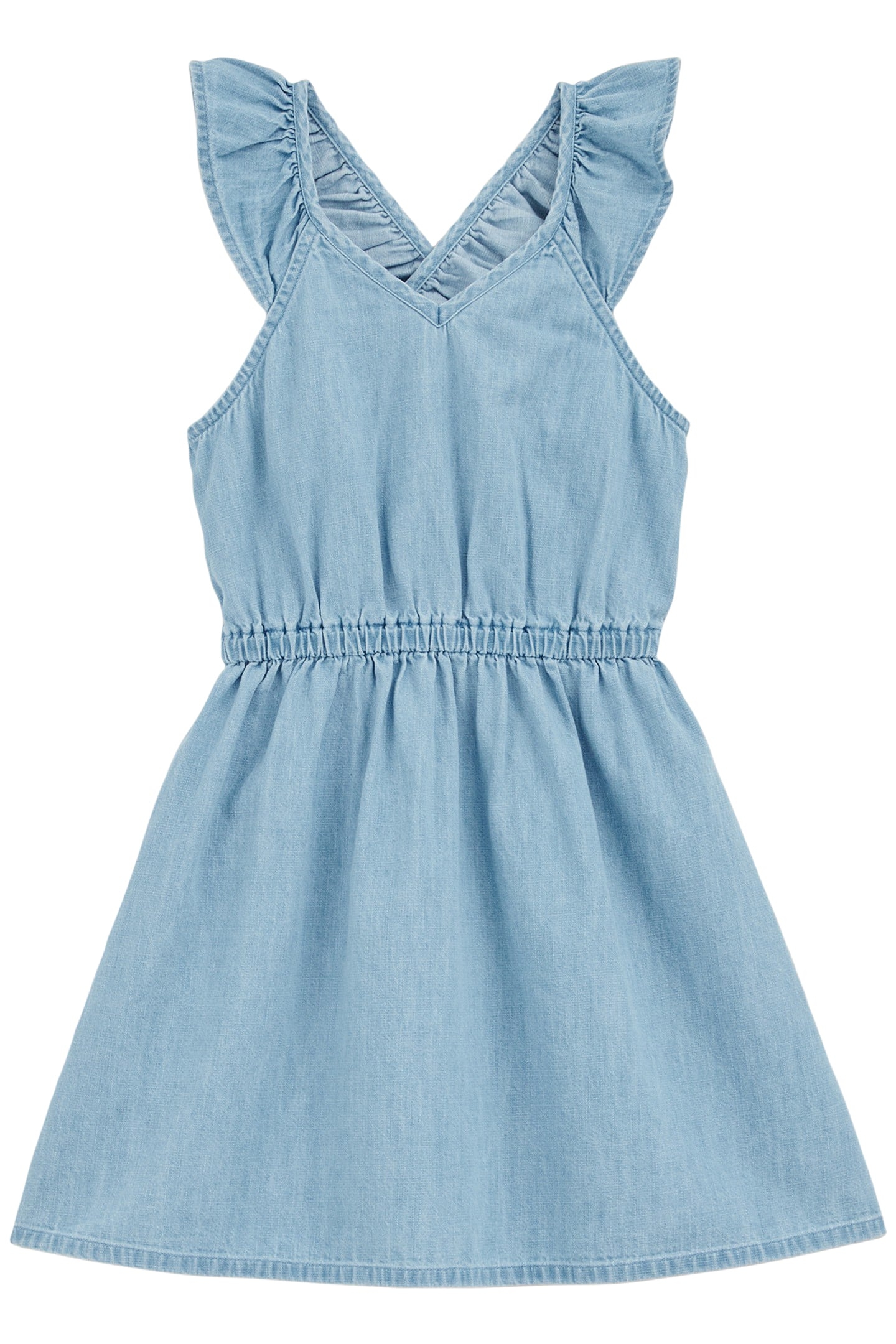 DRESS MID LENGTH BLUE 3