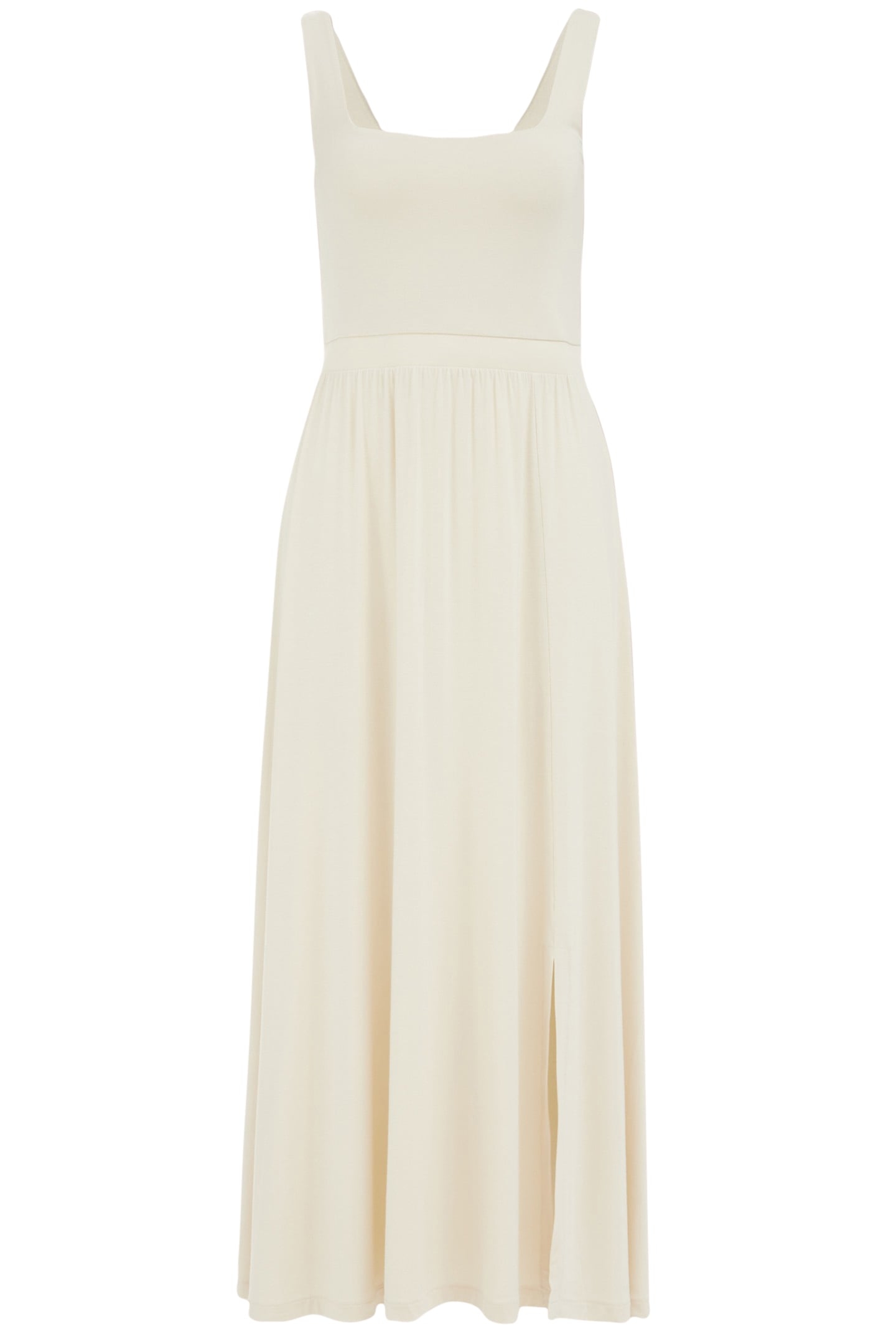 DRESS MID LENGTH BEIGE 3
