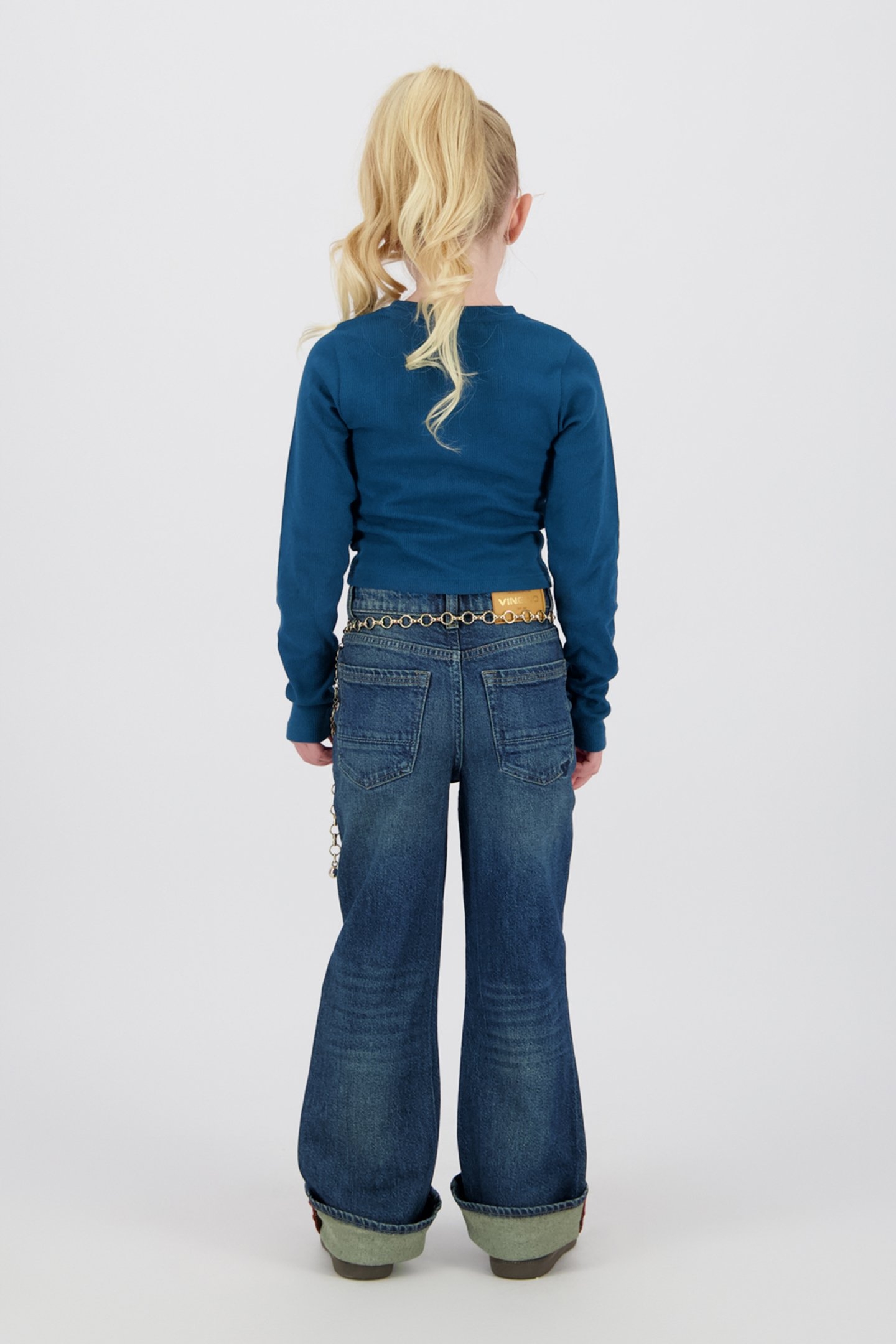GIRLS CECILE JEANS CRUZIALE BLUE 2