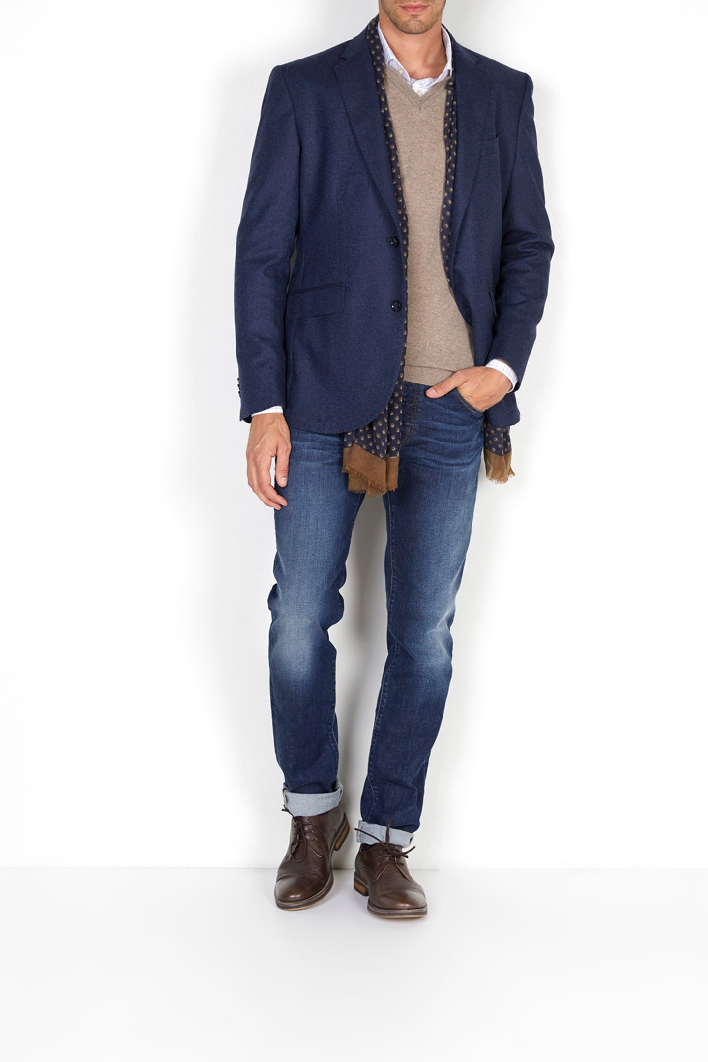 2 BTN FLAP PKT BLAZER BLUE 1