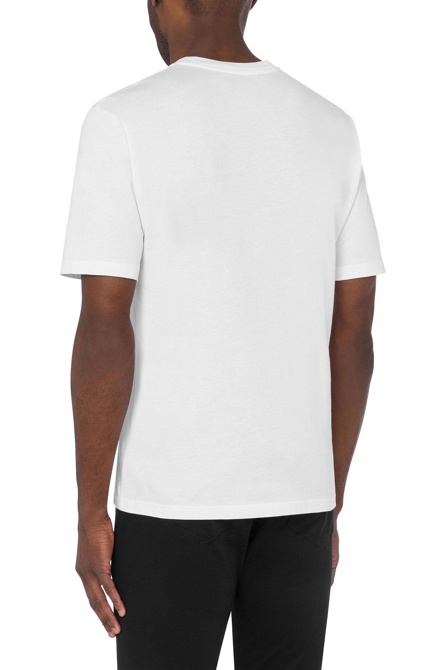 ORGANIC JERSEY T-SHIRT WITH PRINT WHITE 2