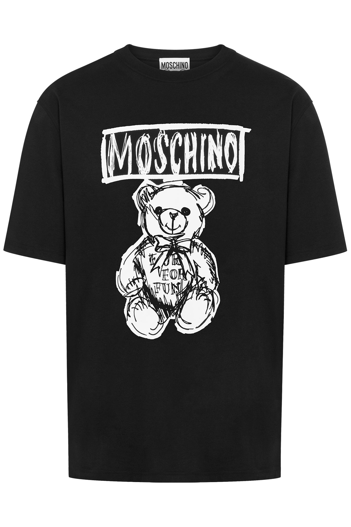 T-SHIRT MOSCHINO TEDDY BEAR BLACK 3