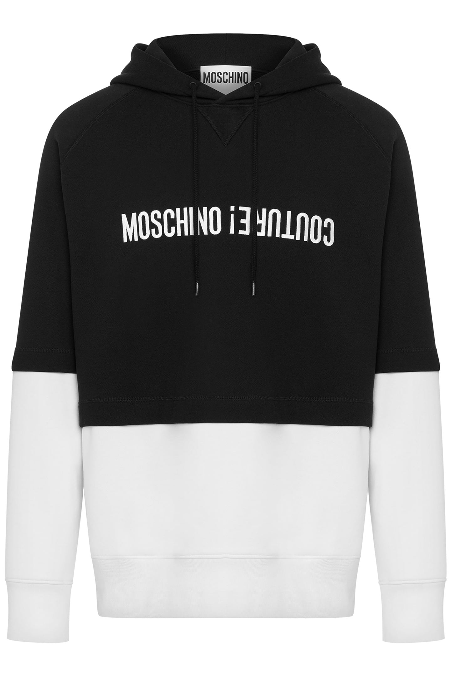 UPSIDE DOWN LOGO HOODIE WHITE 3