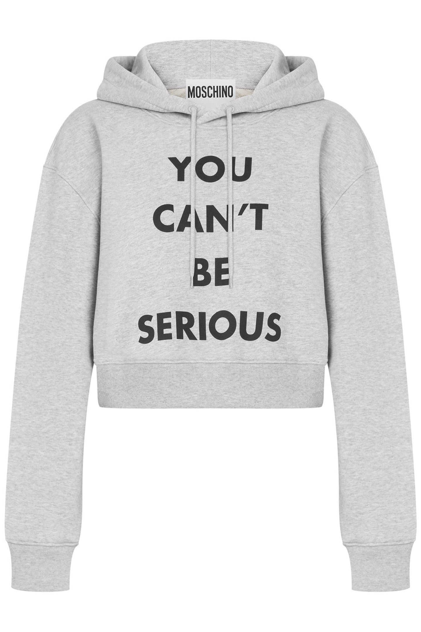 YOU CAN'T BE SERIOUS HOODIE GREY 3