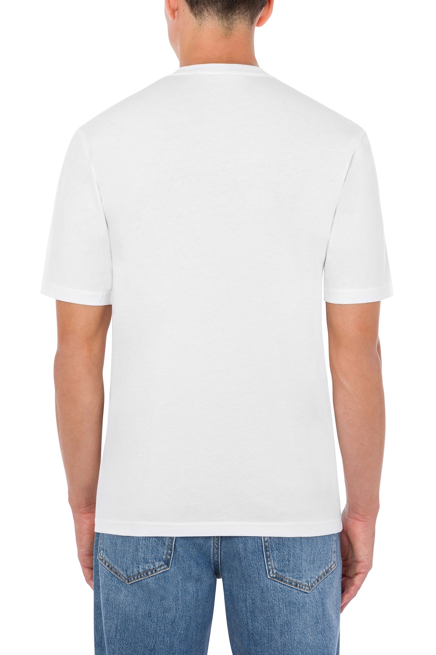 T-SHIRT UPSIDE DOWN LOGO WHITE 2