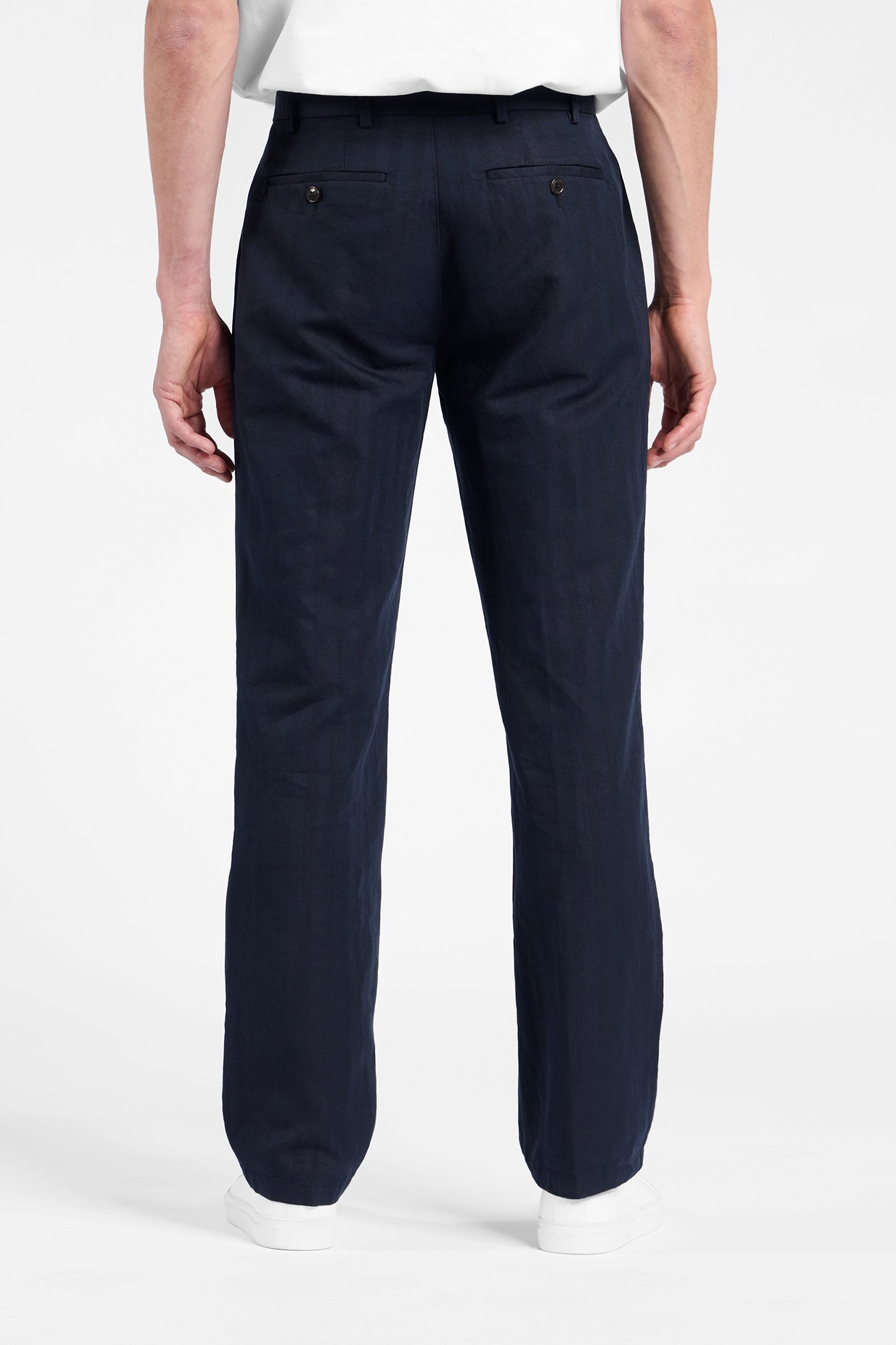 MAYFAIR COTTON-LINEN NAVY 2