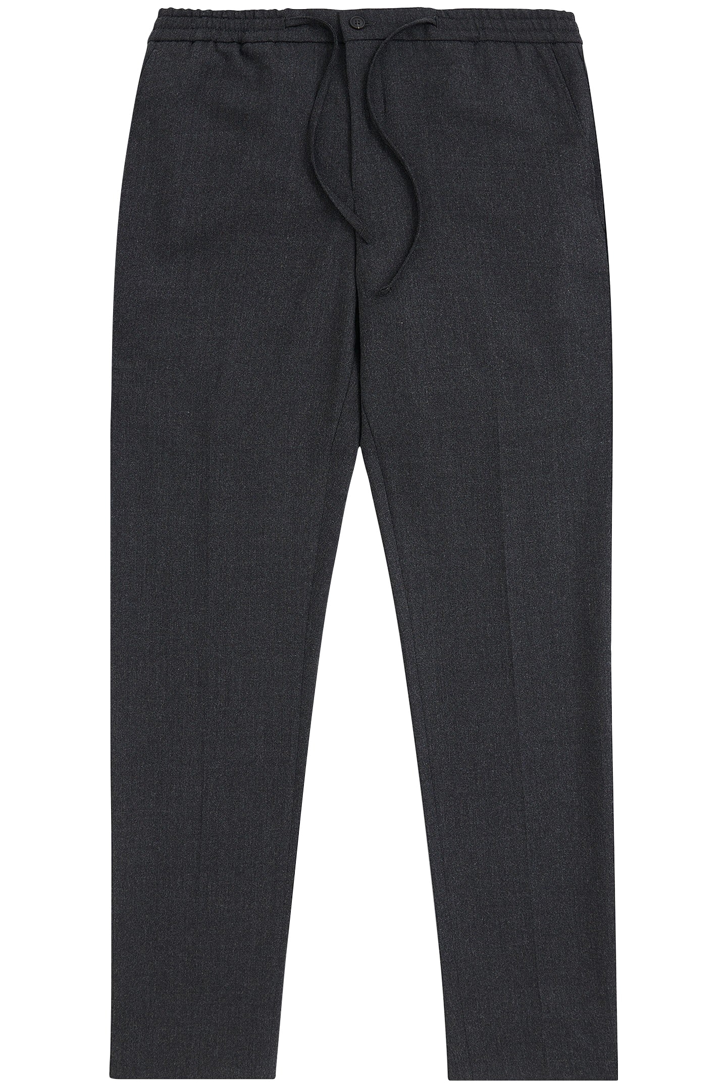 MONTREAL WASHABLE FLANNEL WOOL-STRETCH DARK GREY 2