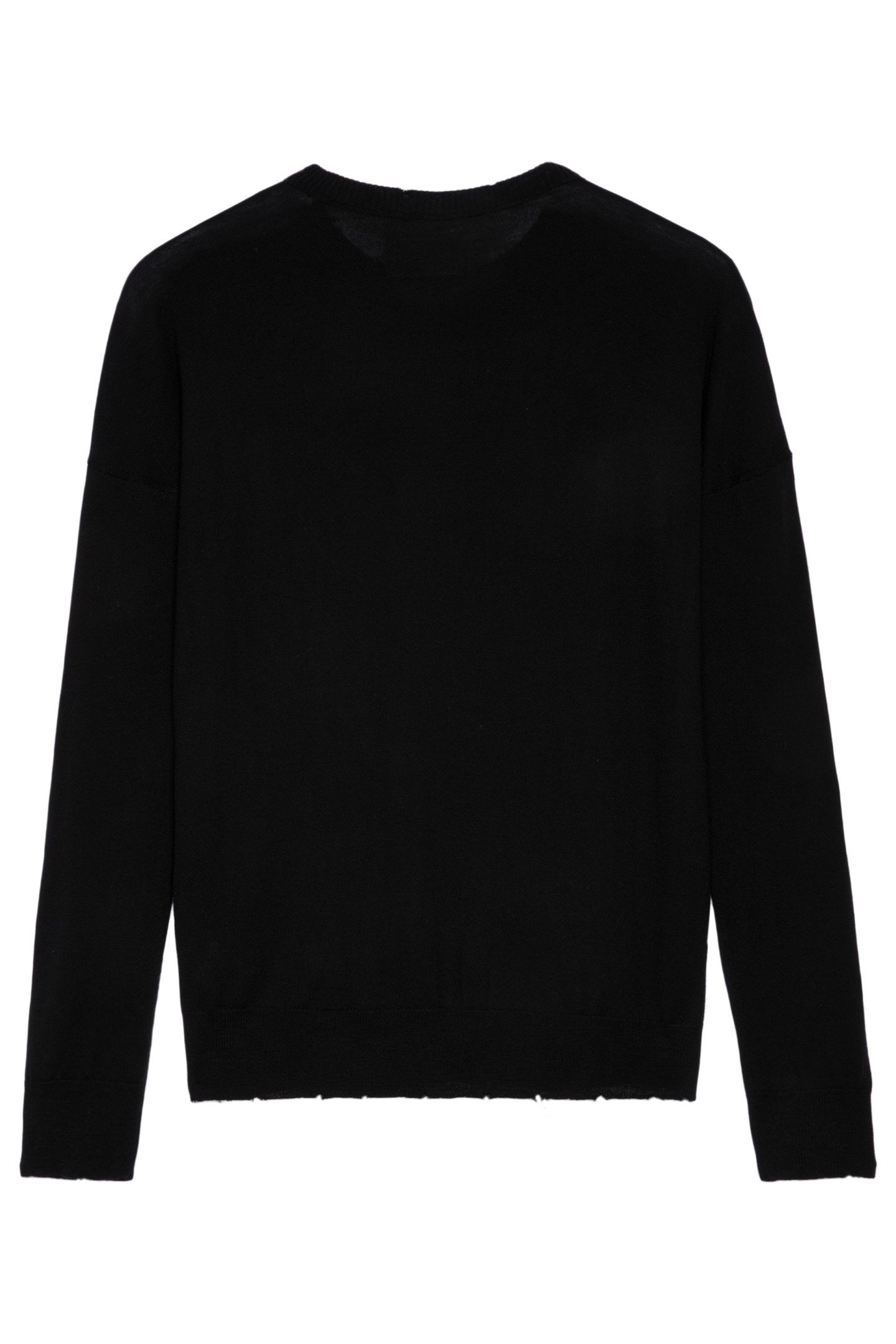 GABY LOVE YOURSELF STRASS SWEATER NOIR 2