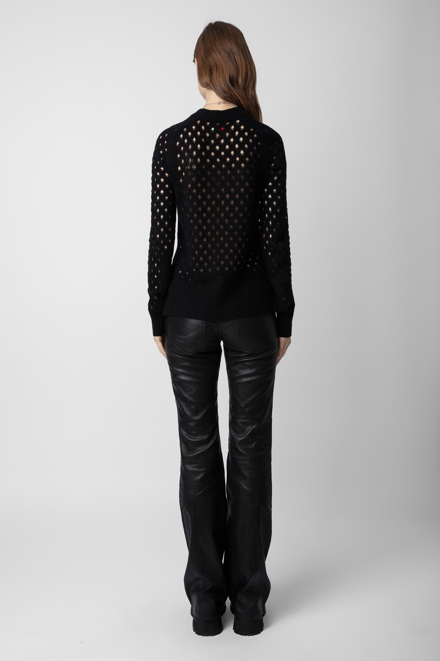 UNISEX LILI DESTROY SWEATER NOIR 7