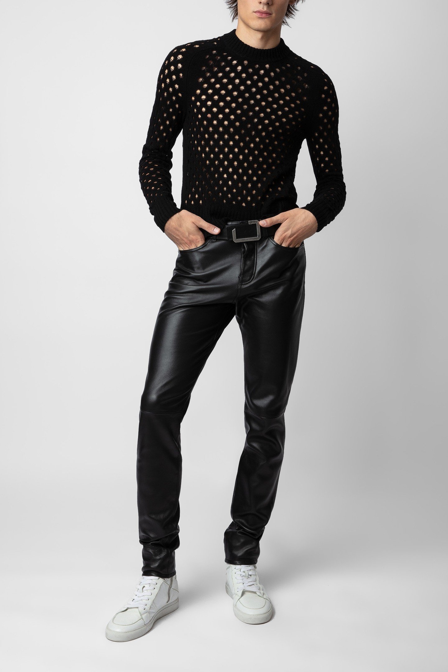 UNISEX LILI DESTROY SWEATER NOIR 3