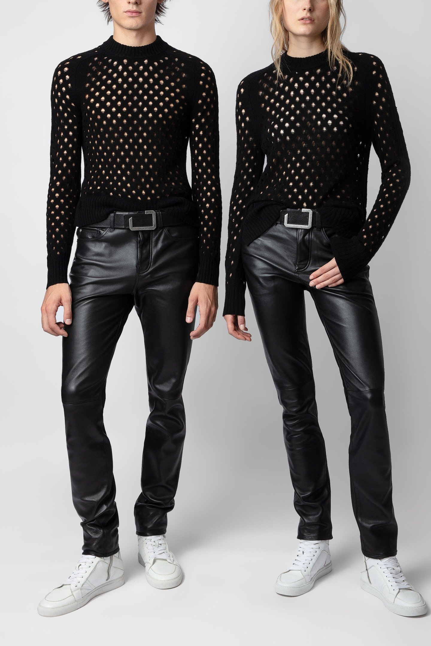 UNISEX LILI DESTROY SWEATER NOIR 4