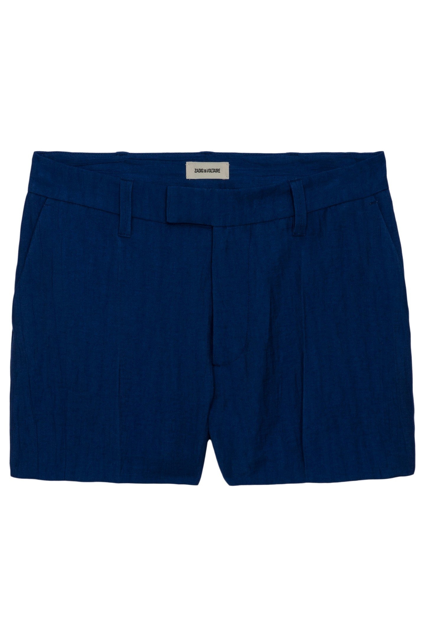 PLEASE TAILLEUR LINEN SHORTS DEEP SEA 3