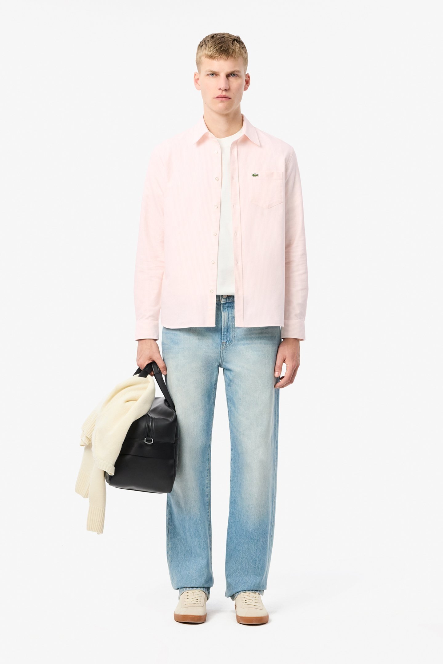 LONGSLEEVE WOVEN SHIRT NIDUS/WHITE 3