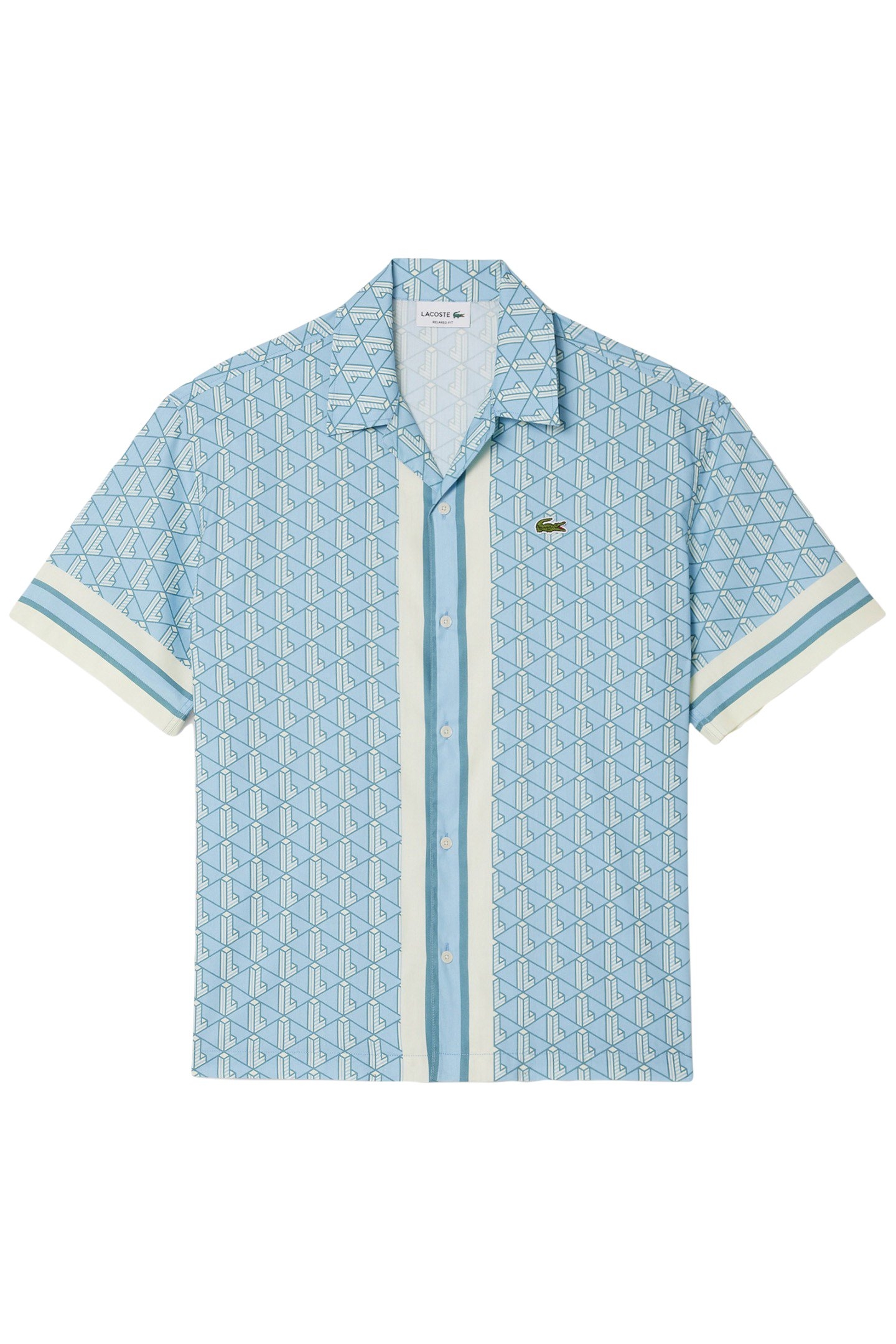 SHORTSLEEVE WOVEN SHIRT LIMESTONE-CRYSTAL 3