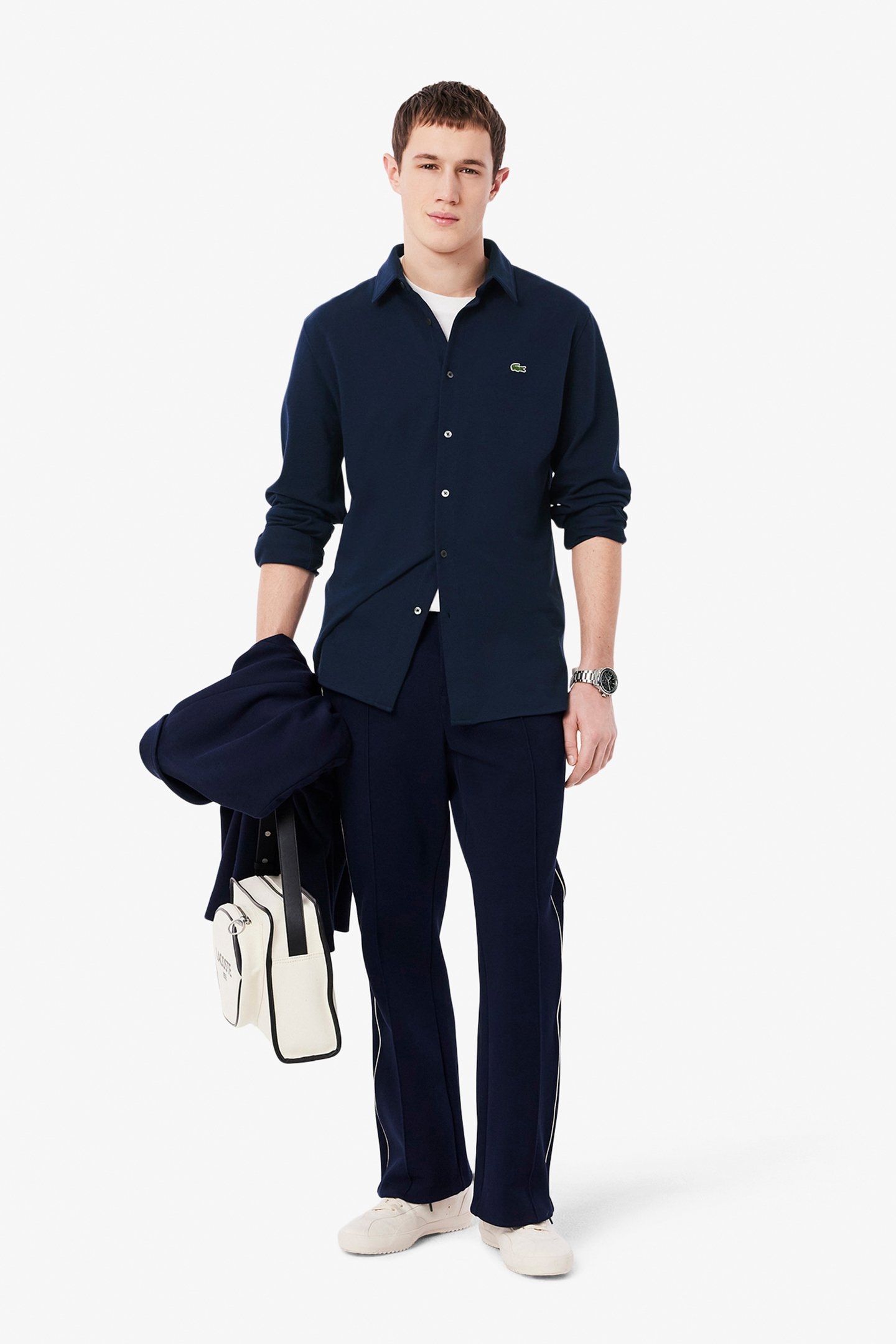 LONGSLEEVE WOVEN SHIRT NAVY BLUE 3