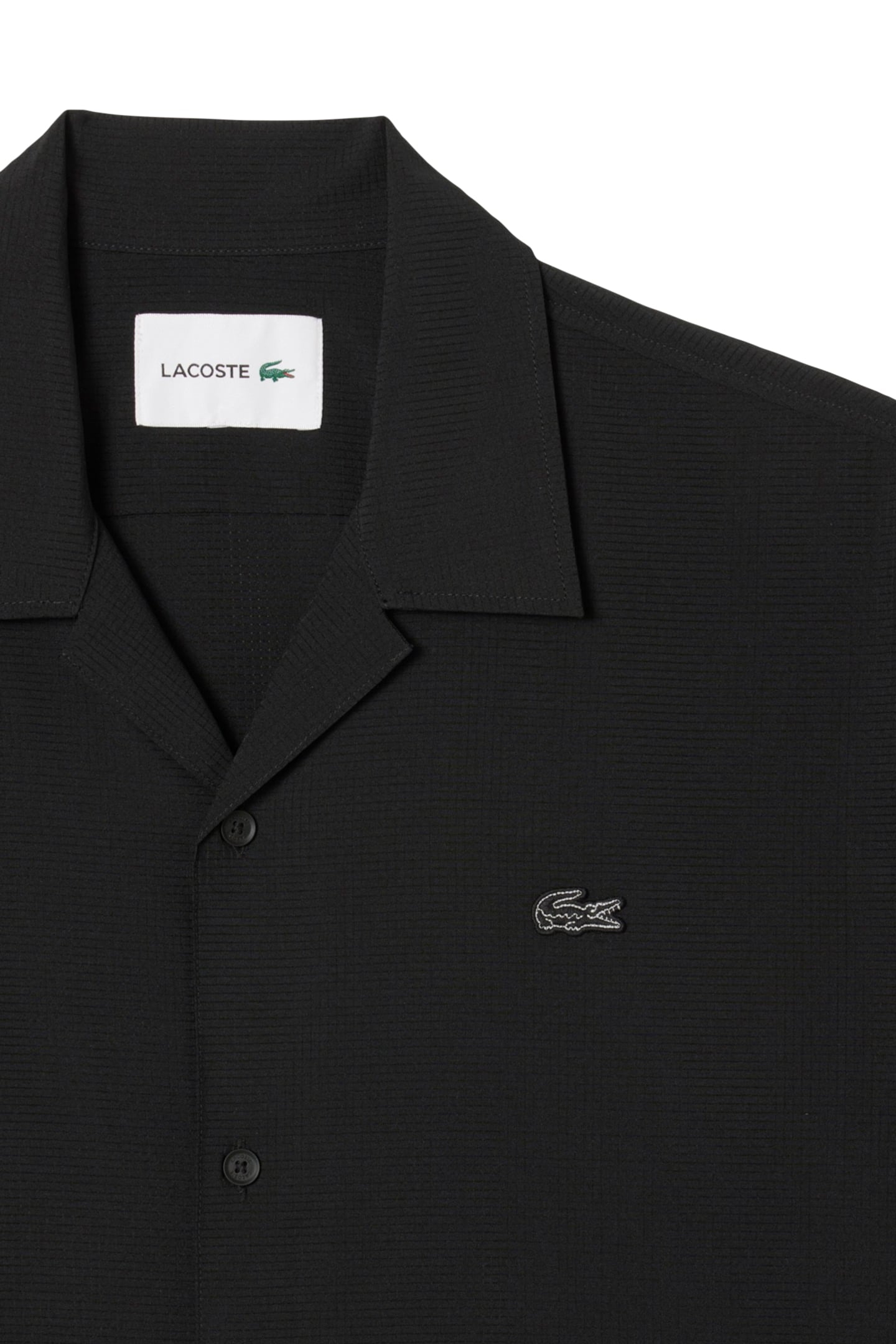 LONGSLEEVE WOVEN SHIRT BLACK 4