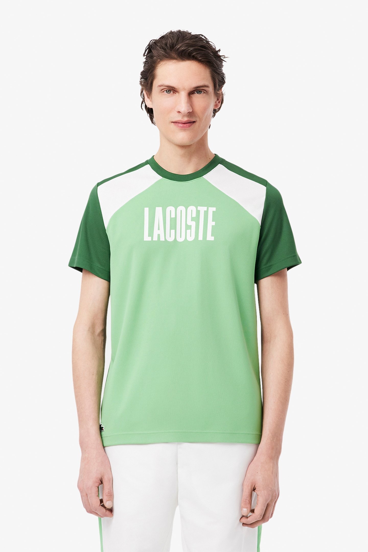 T-SHIRT LIAMONE/GREEN-WHITE 1