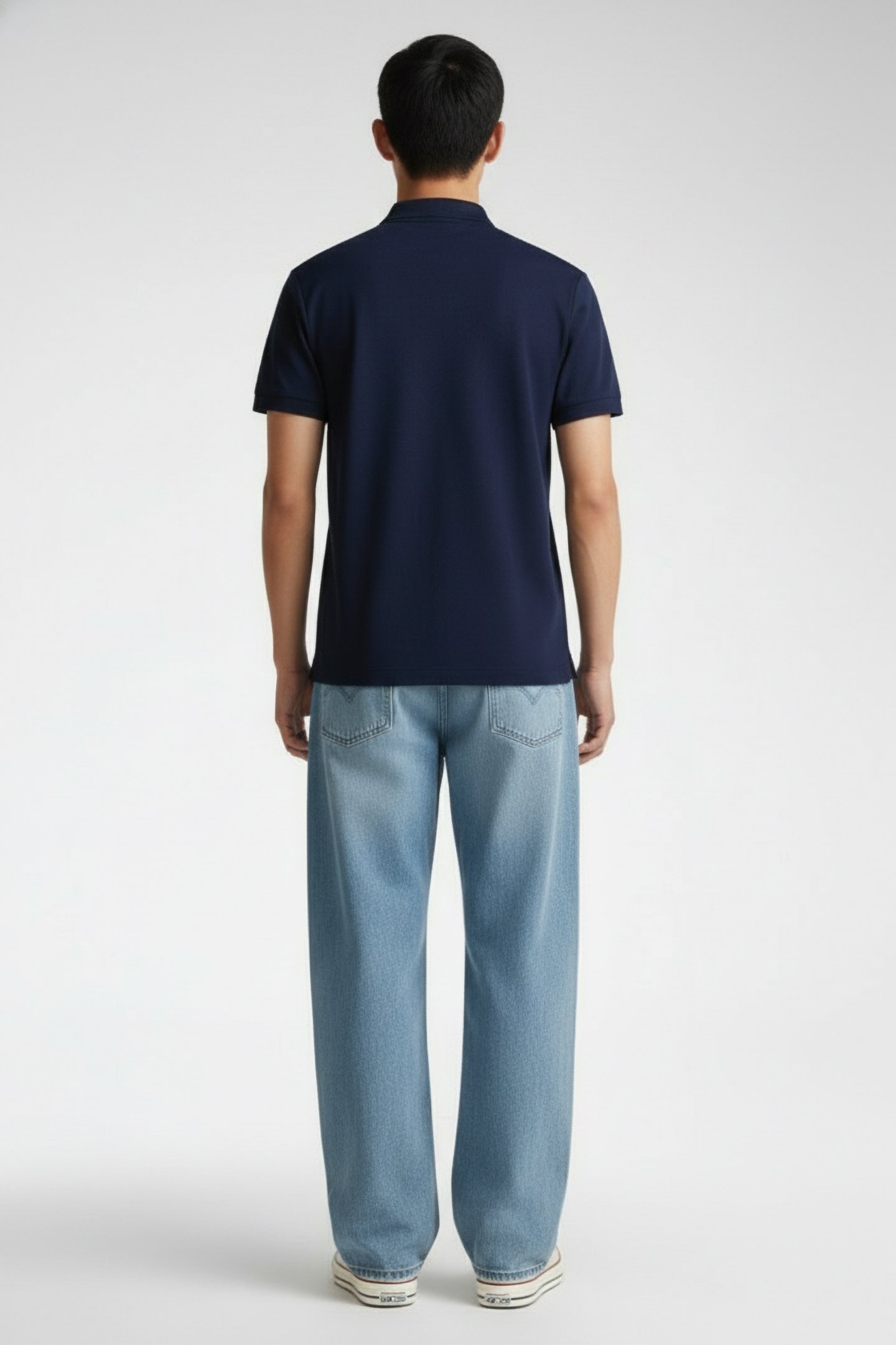 SHORTSLEEVE POLO NAVY BLUE/NAVY BLUE-WHITE 2