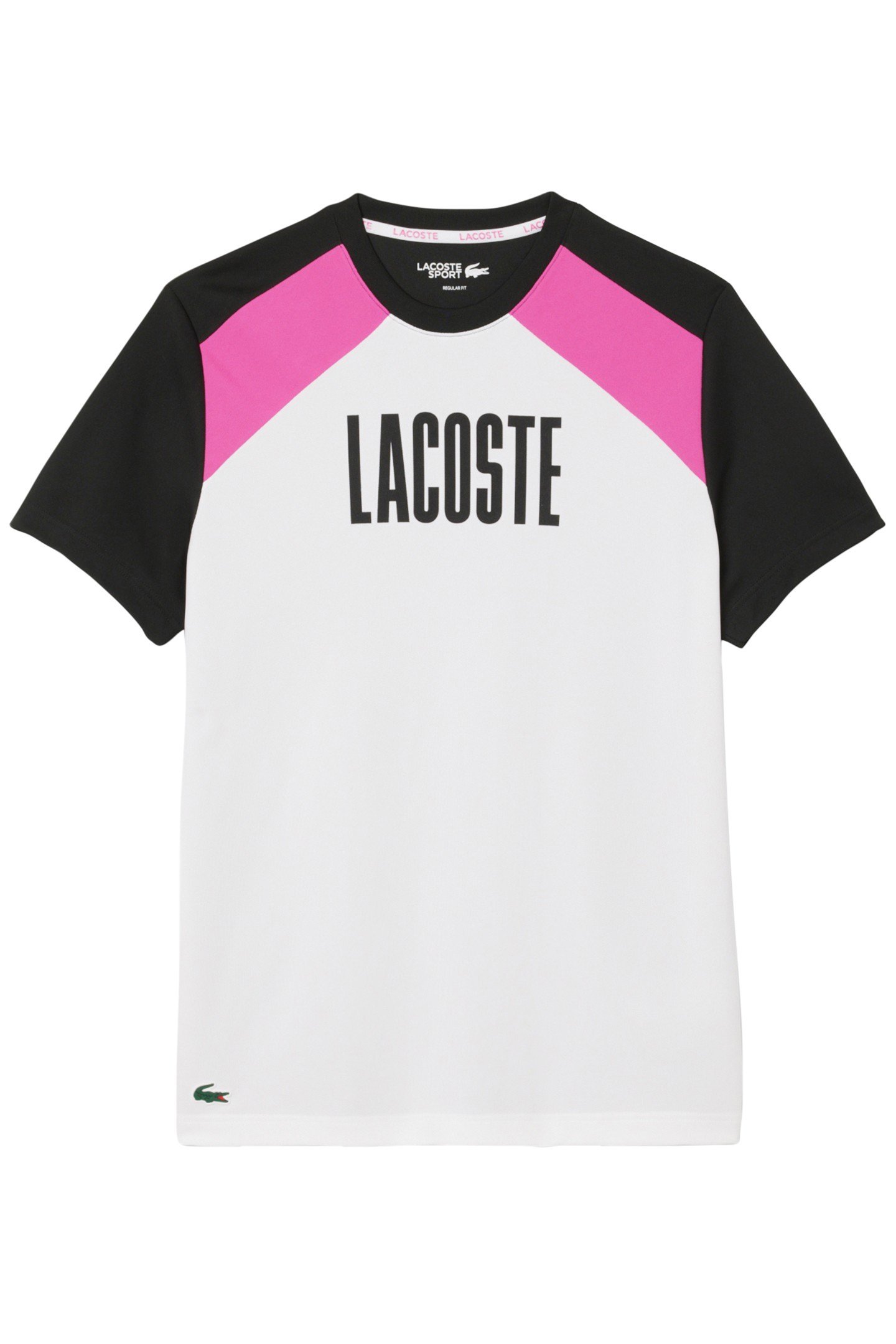 T-SHIRT WHITE/BLACK-MALVA 4