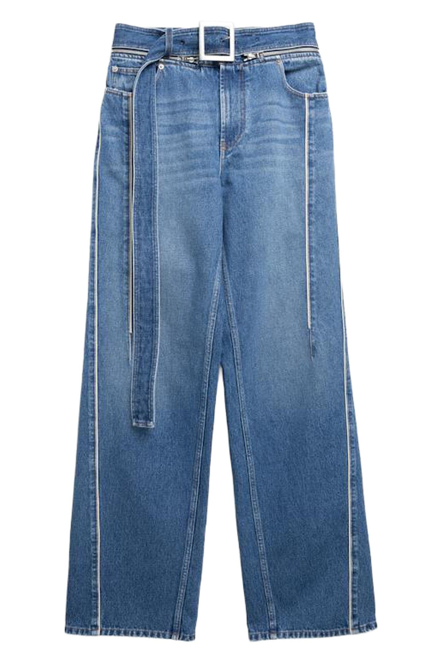 JEAN PAUL GAULTIER – BELTED DENIM JEANS 1