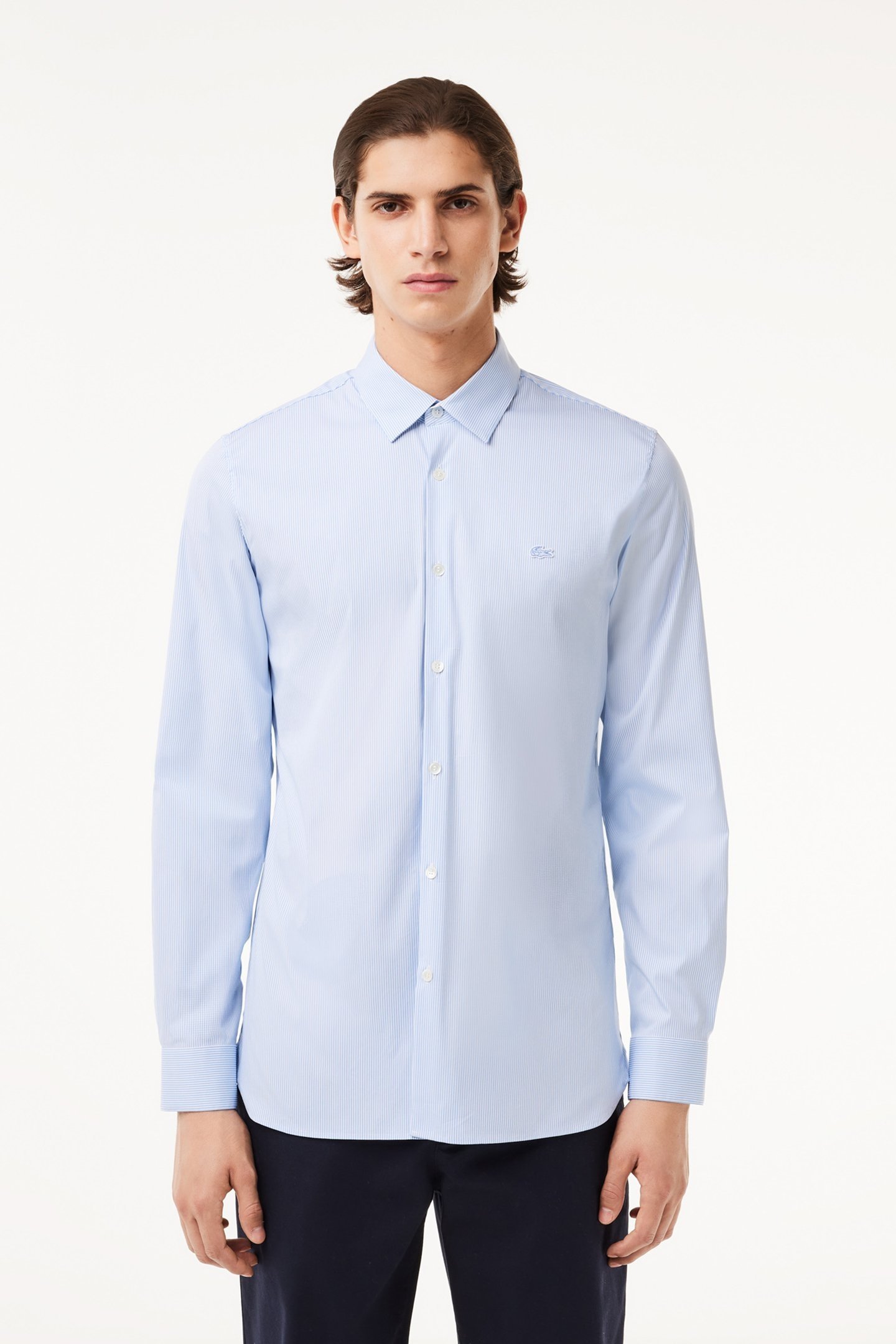 LONGSLEEVE WOVEN SHIRT WHITE 1