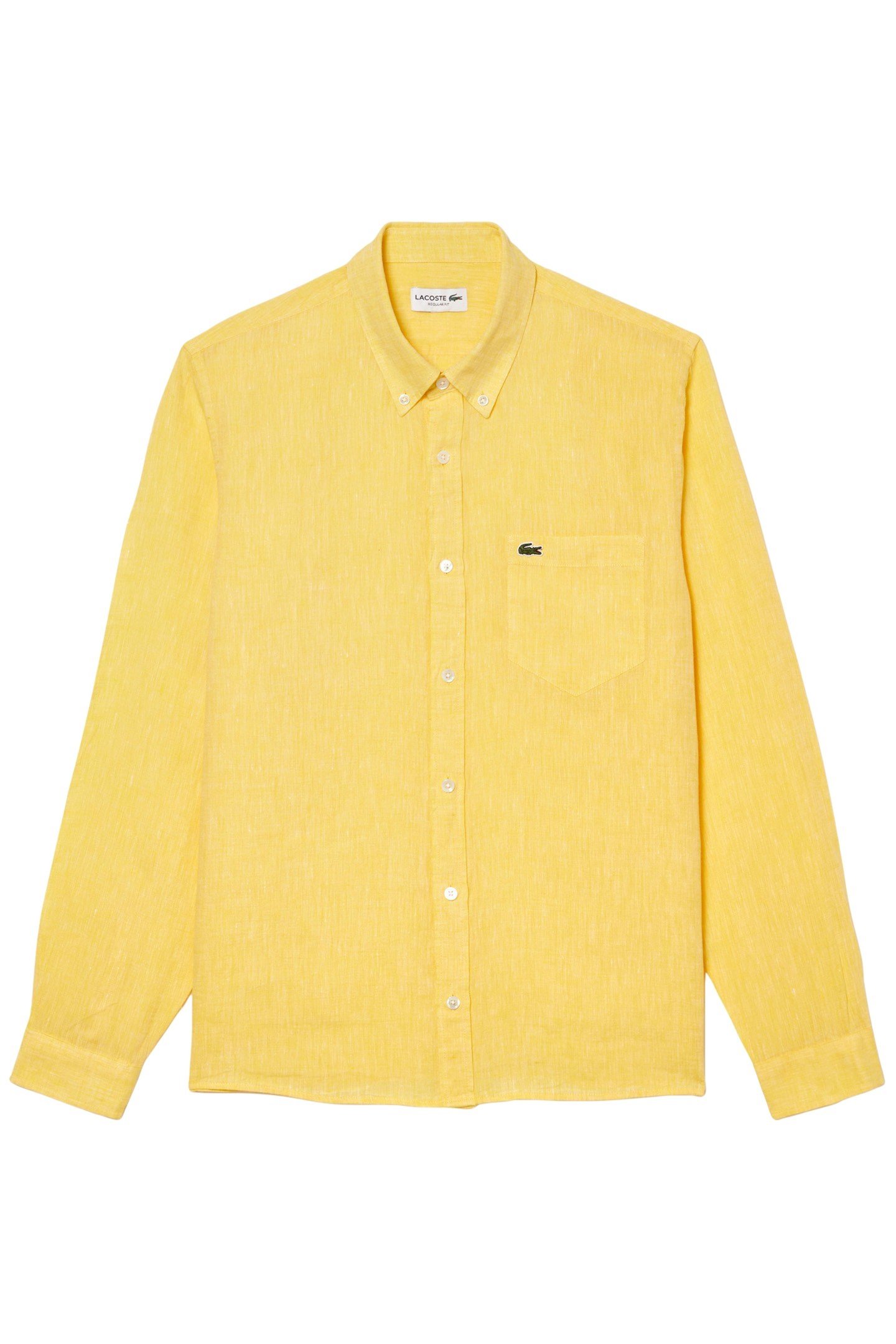 LONGSLEEVE WOVEN SHIRT YELLOW 4