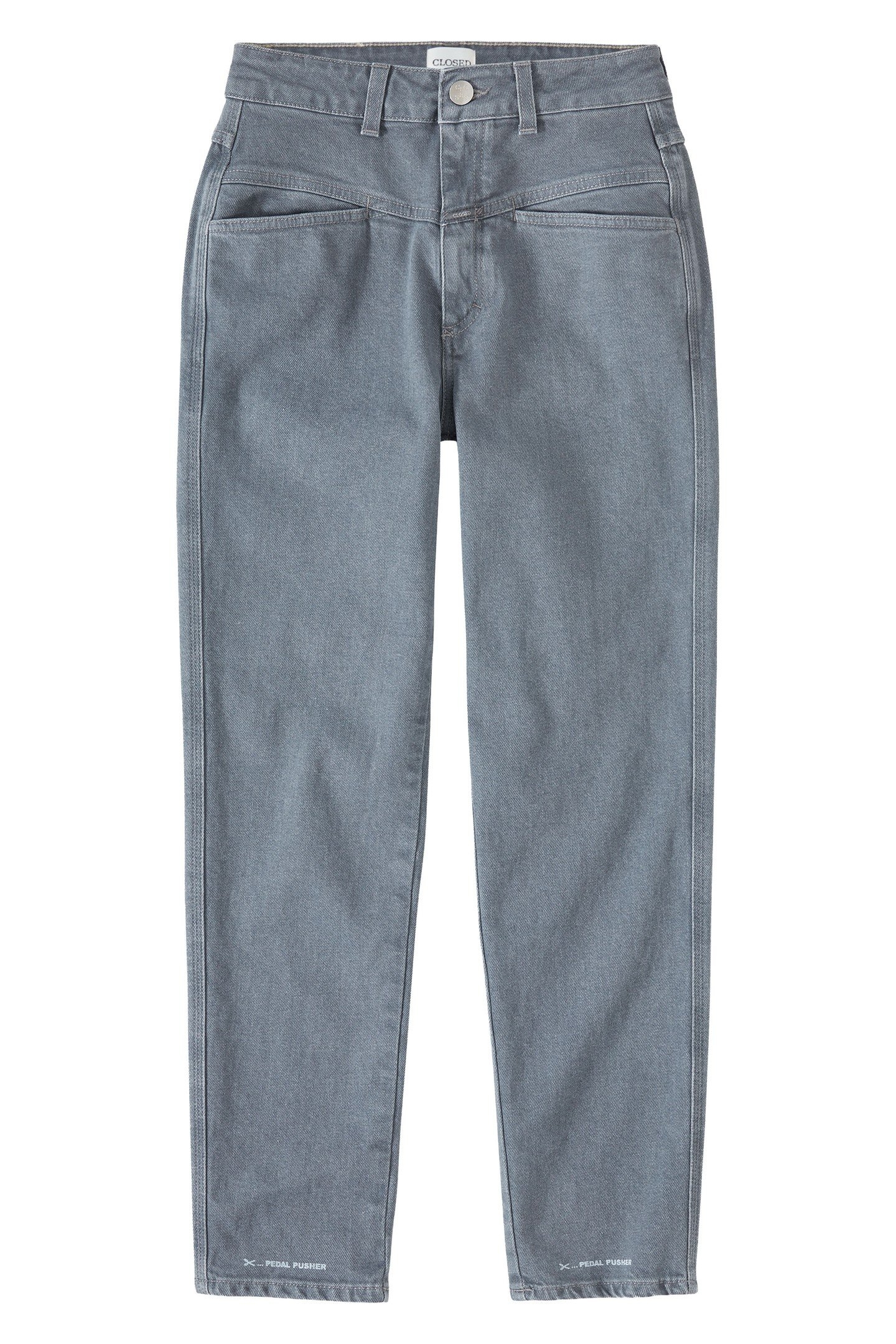 PEDAL PUSHER JEANS MID GREY 6