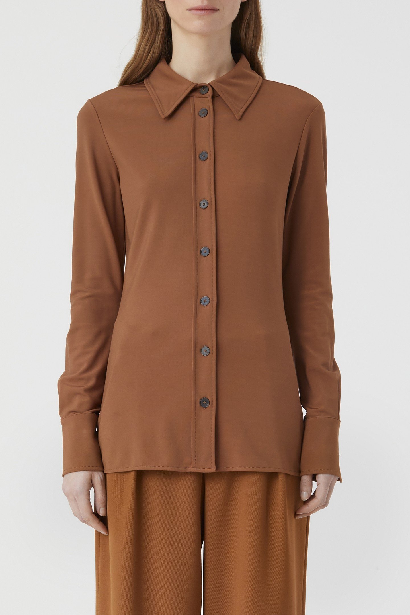 WAISTED BLOUSE SHIRT AUBURN 6