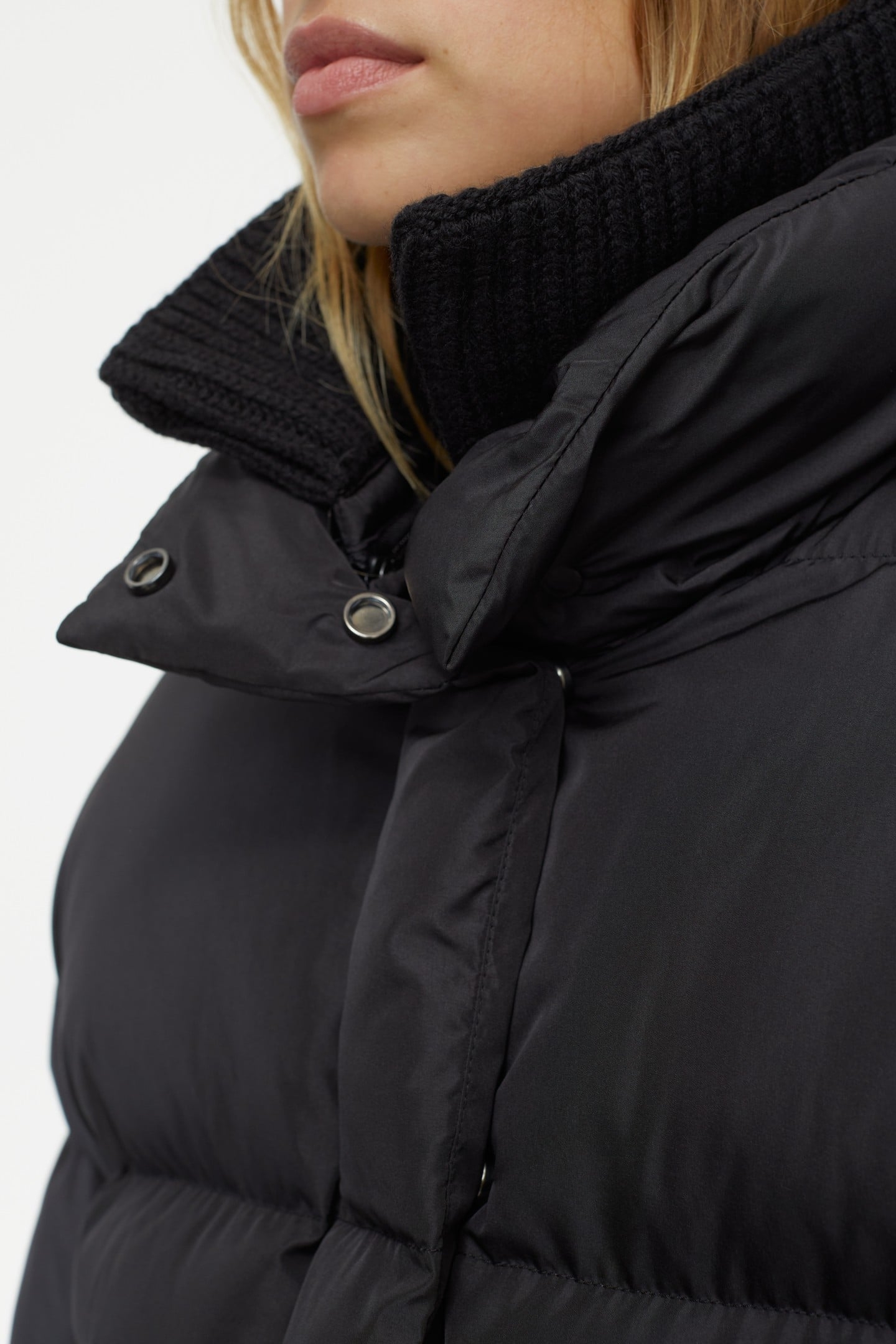CROPPED PUFFER JACKET BLACK 6