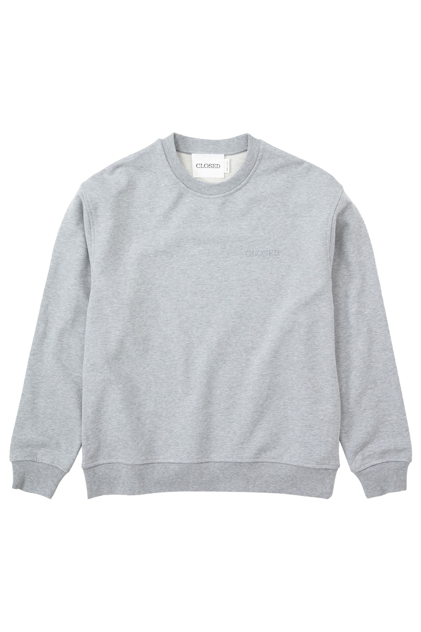 LOGO CREWNECK SWEAT T-SHIRTS LIGHT GREY MELANGE 6