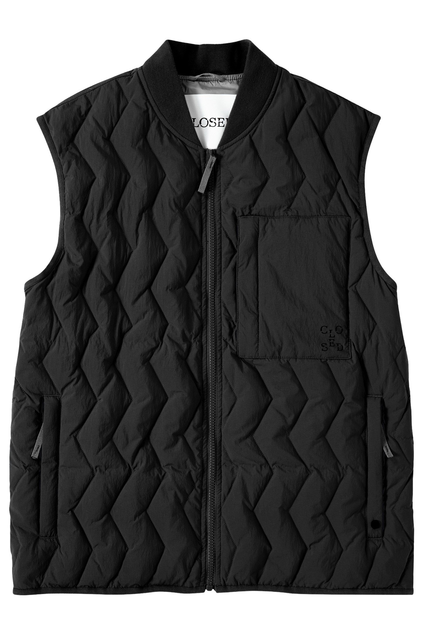 QUILTED VEST BLACK 4