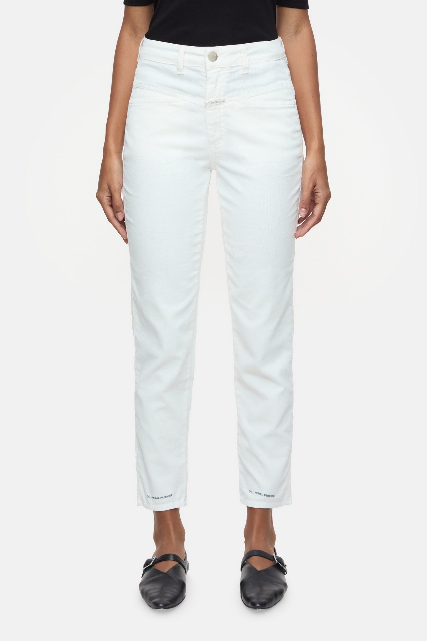 PEDAL PUSHER PANTS IVORY 1