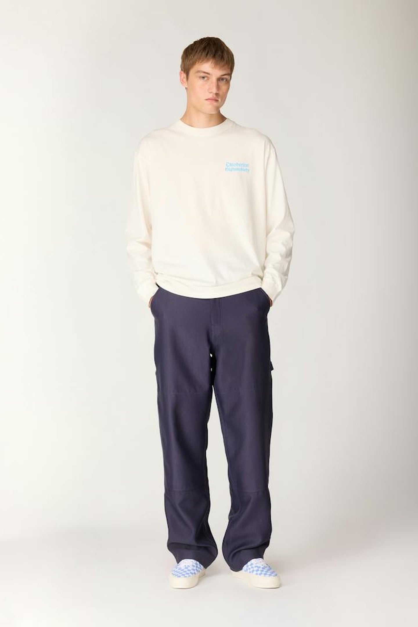 HIGHSNOBIETY – POSTER LONG-SLEEVE JERSEY WHITE 1