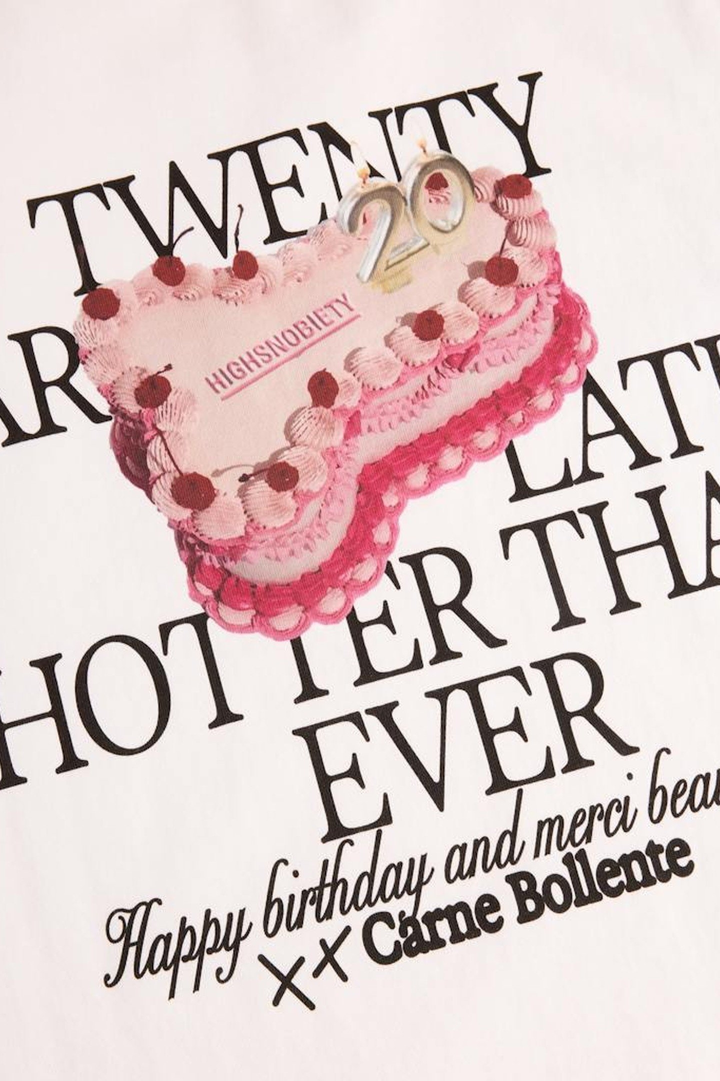 CARNE BOLLENTE X  HIGHSNOBIETY – HOTTER THAN EVER TEE 5