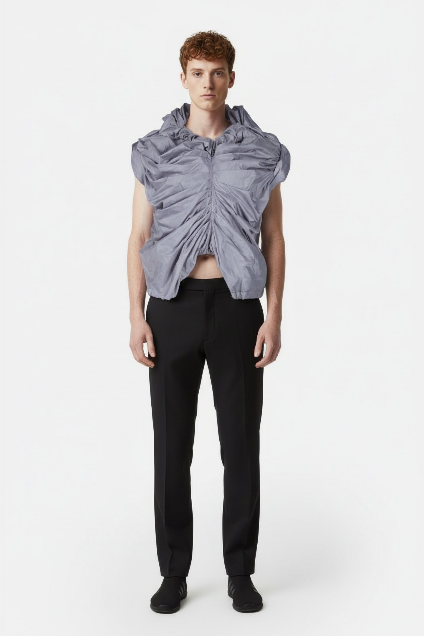 ETRE – NYLON SHIRT LIGHT BLUE/GREY 1