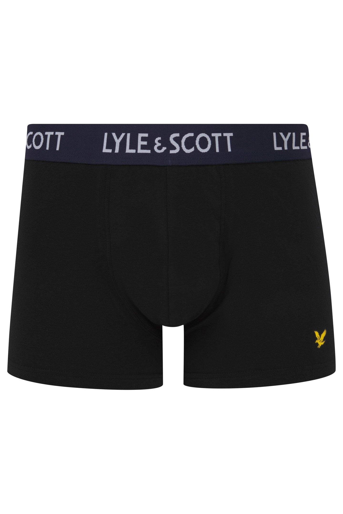 MILLER 5 PACK TRUNKS BLACK MULTI WAISTBANDS 4