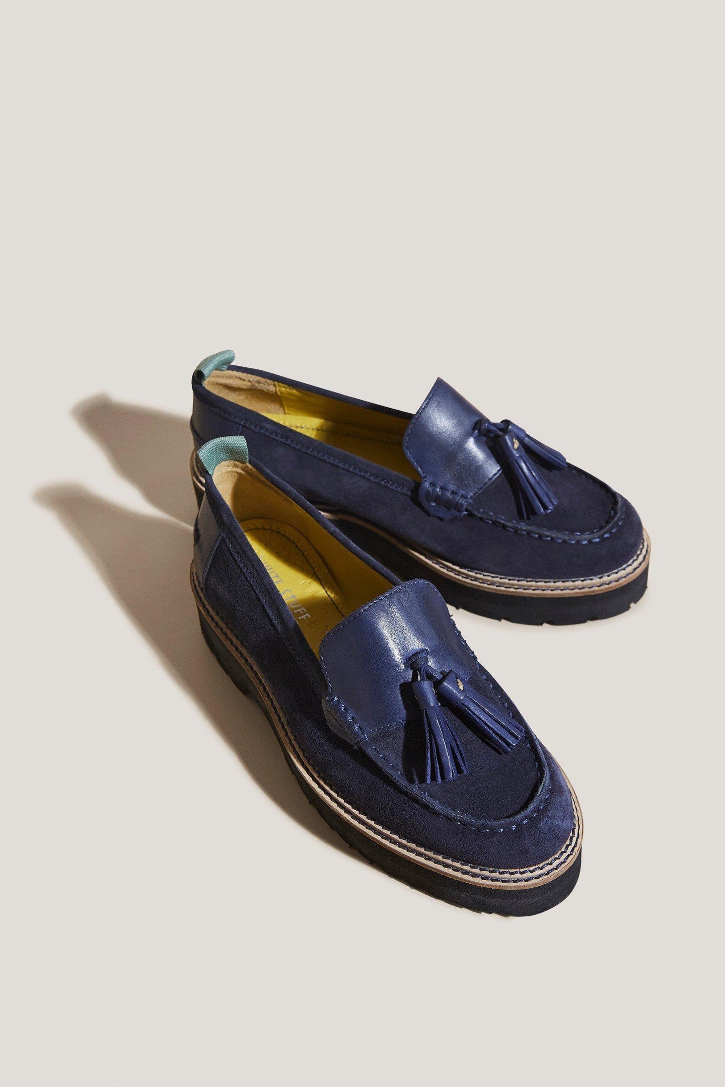 CHUNKY SUEDE LOAFER DARK NAVY 2