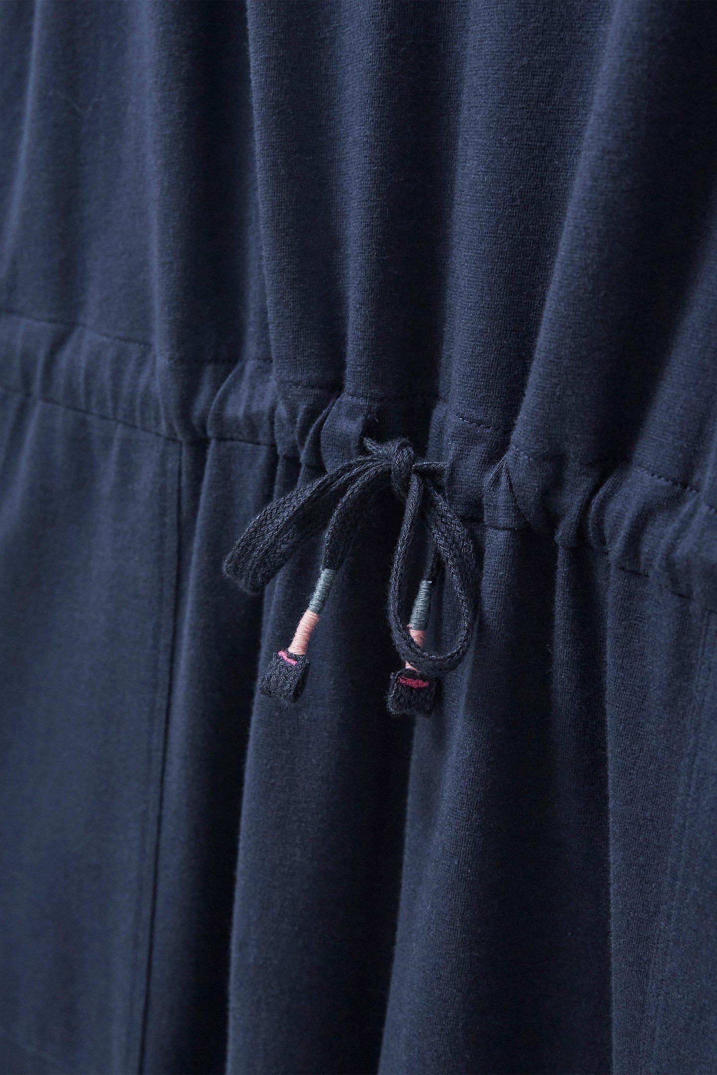 DRAWSTRING JERSEY JUMPSUIT FRENCH NAVY 3