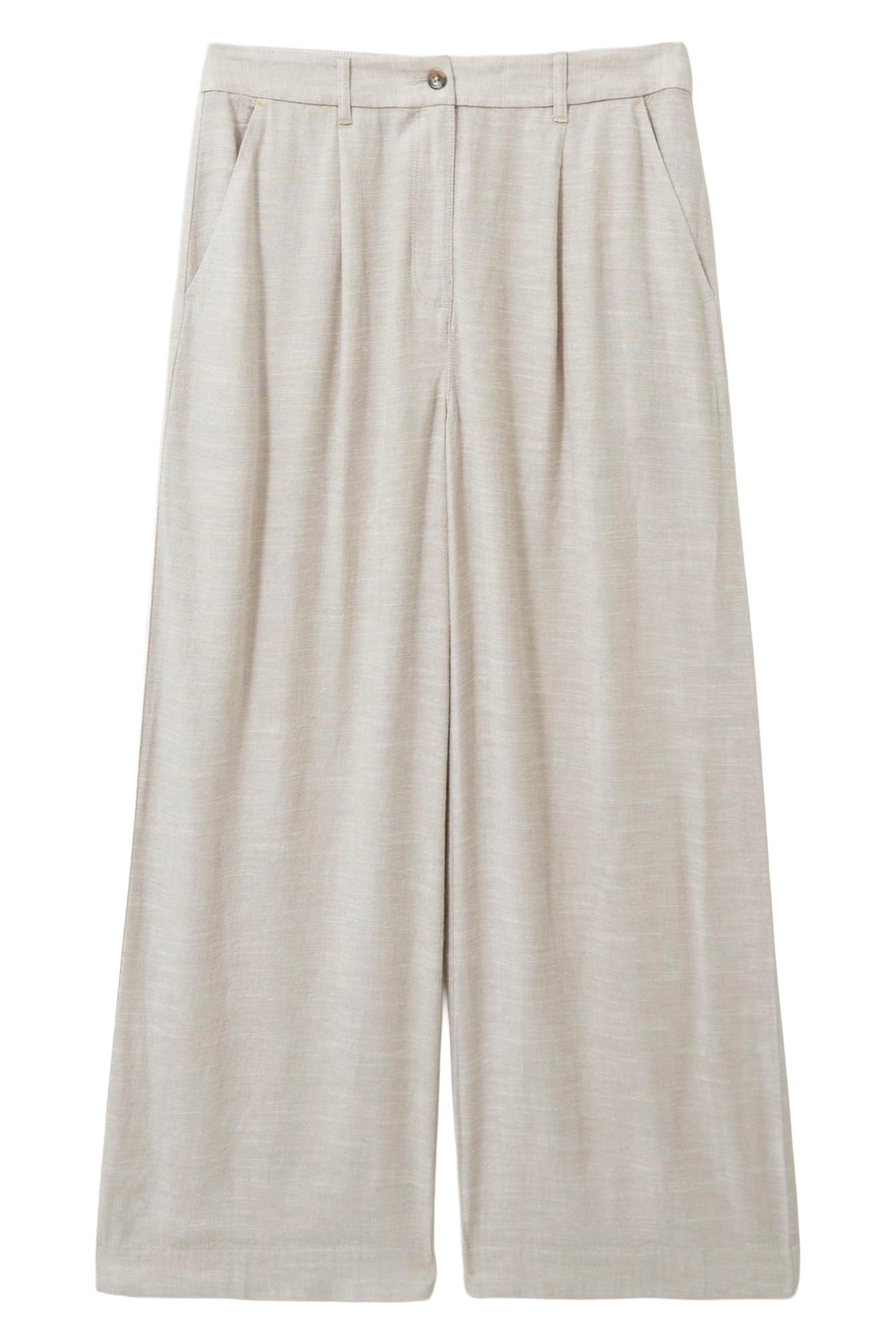 LUCINDA WIDE LEG TROUSER LIGHT NATURAL 3