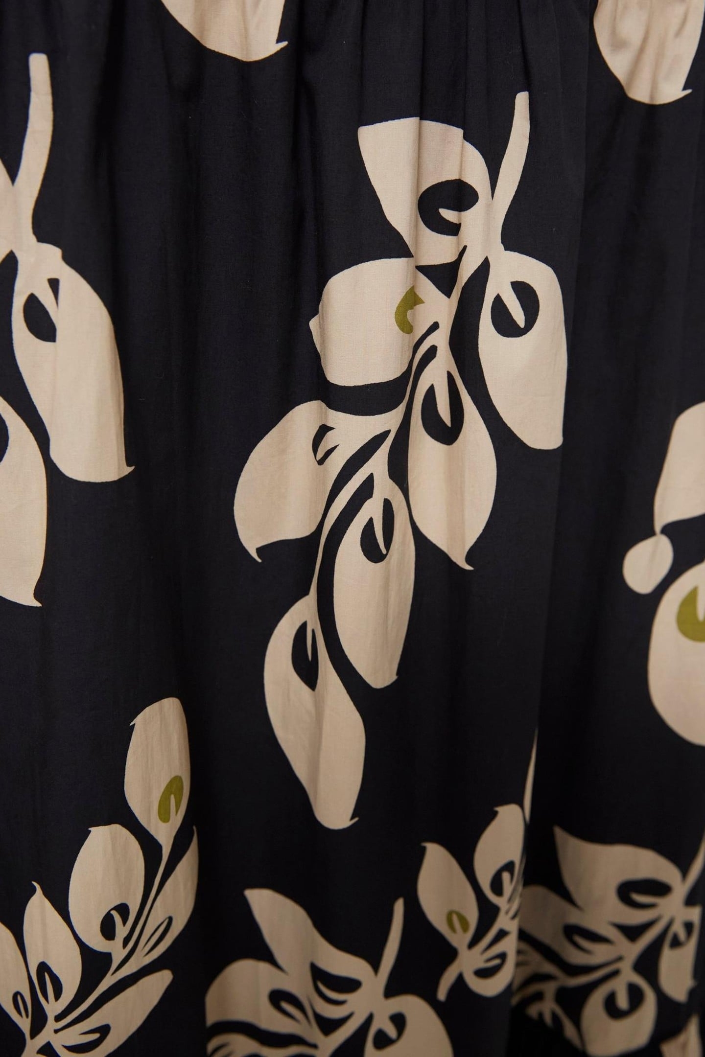 SKYLAR COTTON MAXI DRESS BLACK MULTI 4